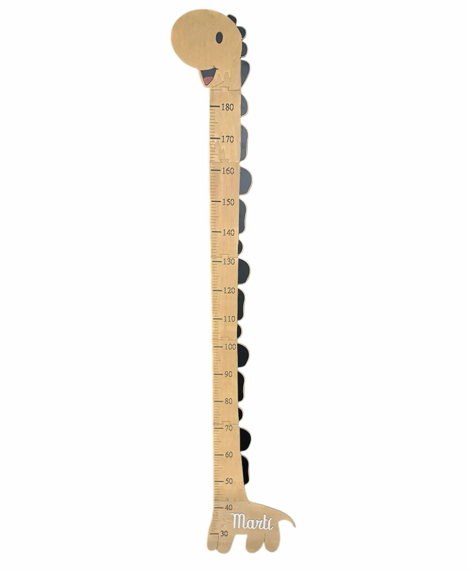 Little Dream Tabla de Crecimiento Infantil Madera JIRAFA Medidor Personalizado Regla Gráfica Altura Colgar Pared Niños