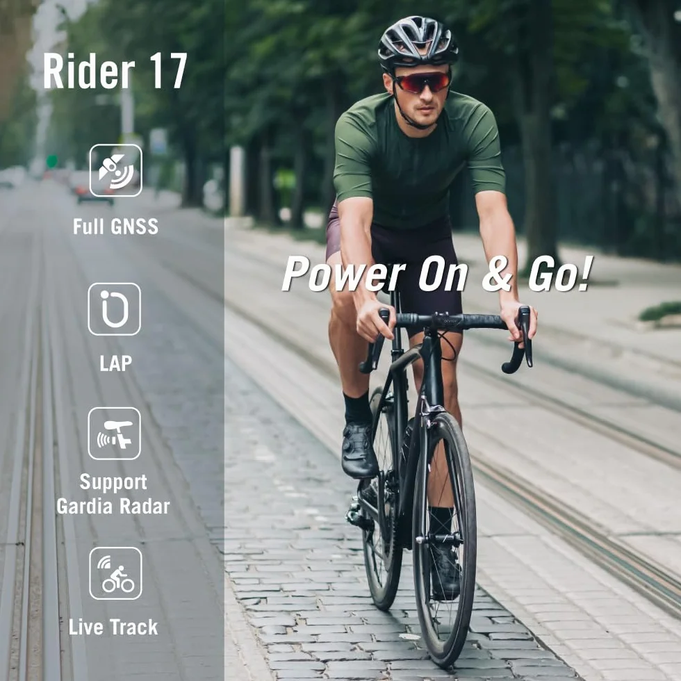 Bryton Rider 17 E Ciclocomputador GPS 3" 23 Funciones Autonomía 25h GNSS Bluetooth
