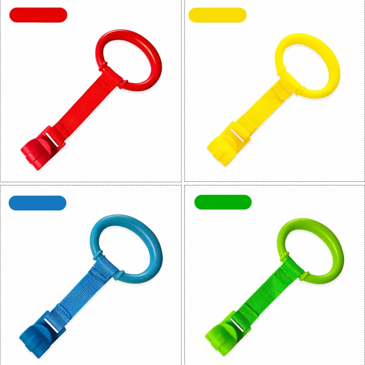 LUOHONG Juego de Anillo de Cuna, Anillas Parque Bebe, Talla Grande, Cuna para Aprender a Estar de Pie