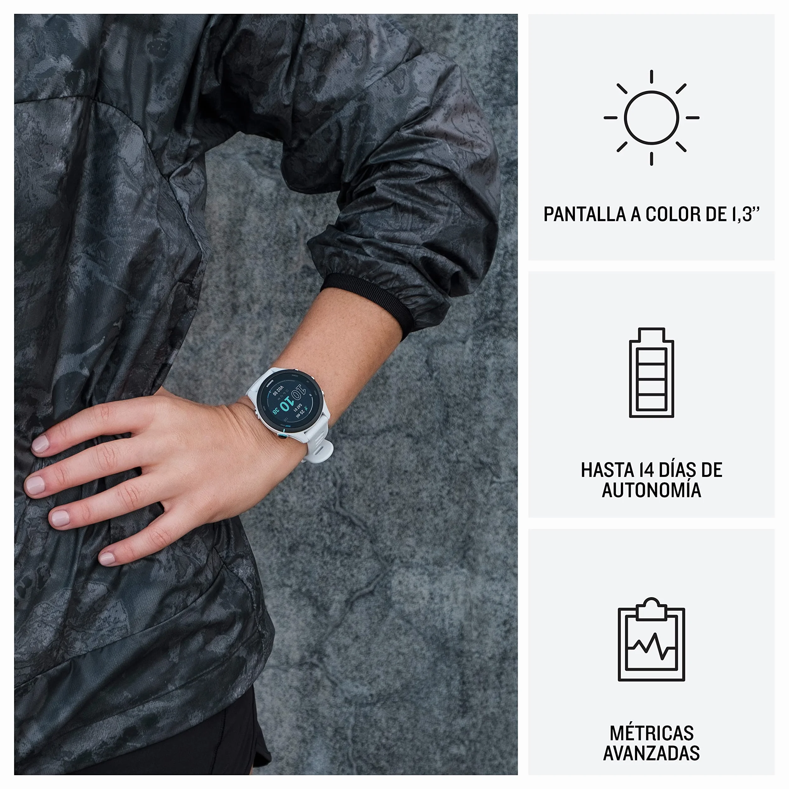 Garmin Forerunner 255 Reloj Inteligente GPS Running Negro Azul Oscuro