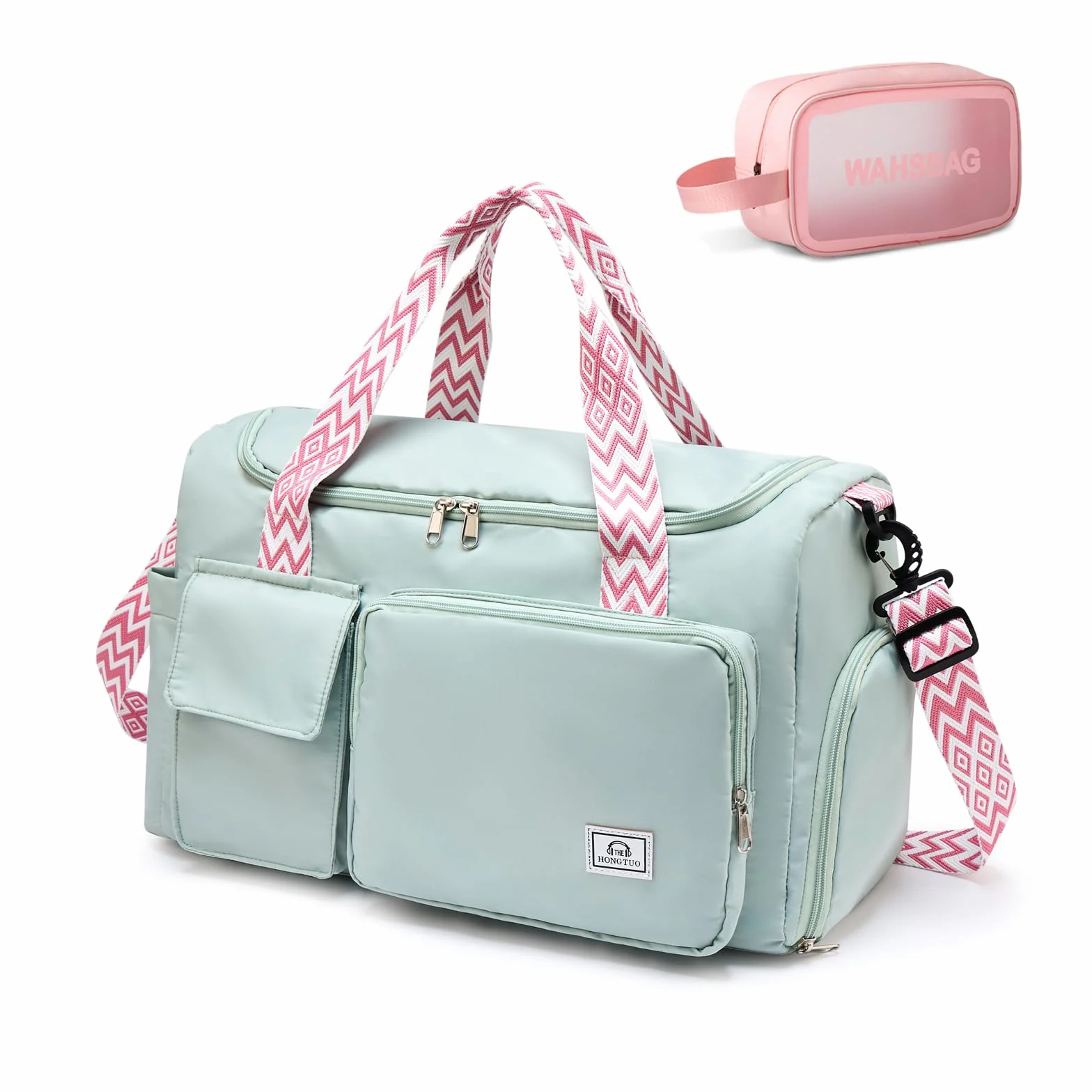 Bolsa de deporte mujer pequeña viaje compartimento zapatos S