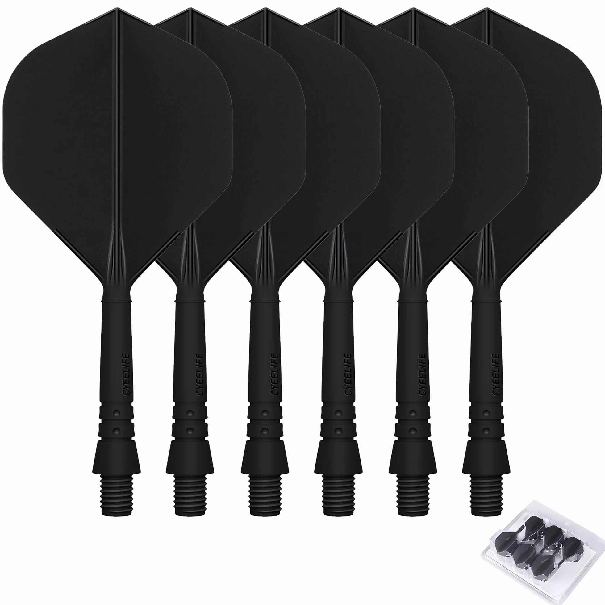 CyeeLife 6PCS Dardos Plumas, Plumas no se Caen ni se dañan fácilmente CF02A
