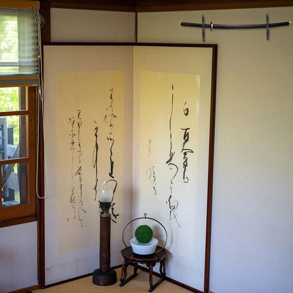 Soporte de Pared para Espada, Exhibición Gancho Montaje para Armas de Artes Marciales, Hacha, Cuchillo
