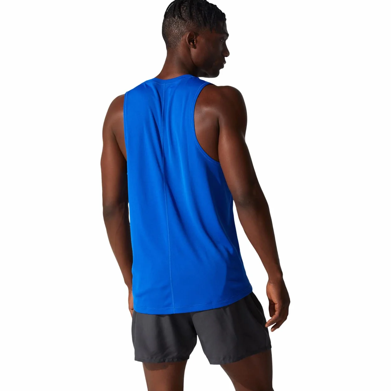 Asics Core Singlet Azul Camiseta de Tirantes Hombre