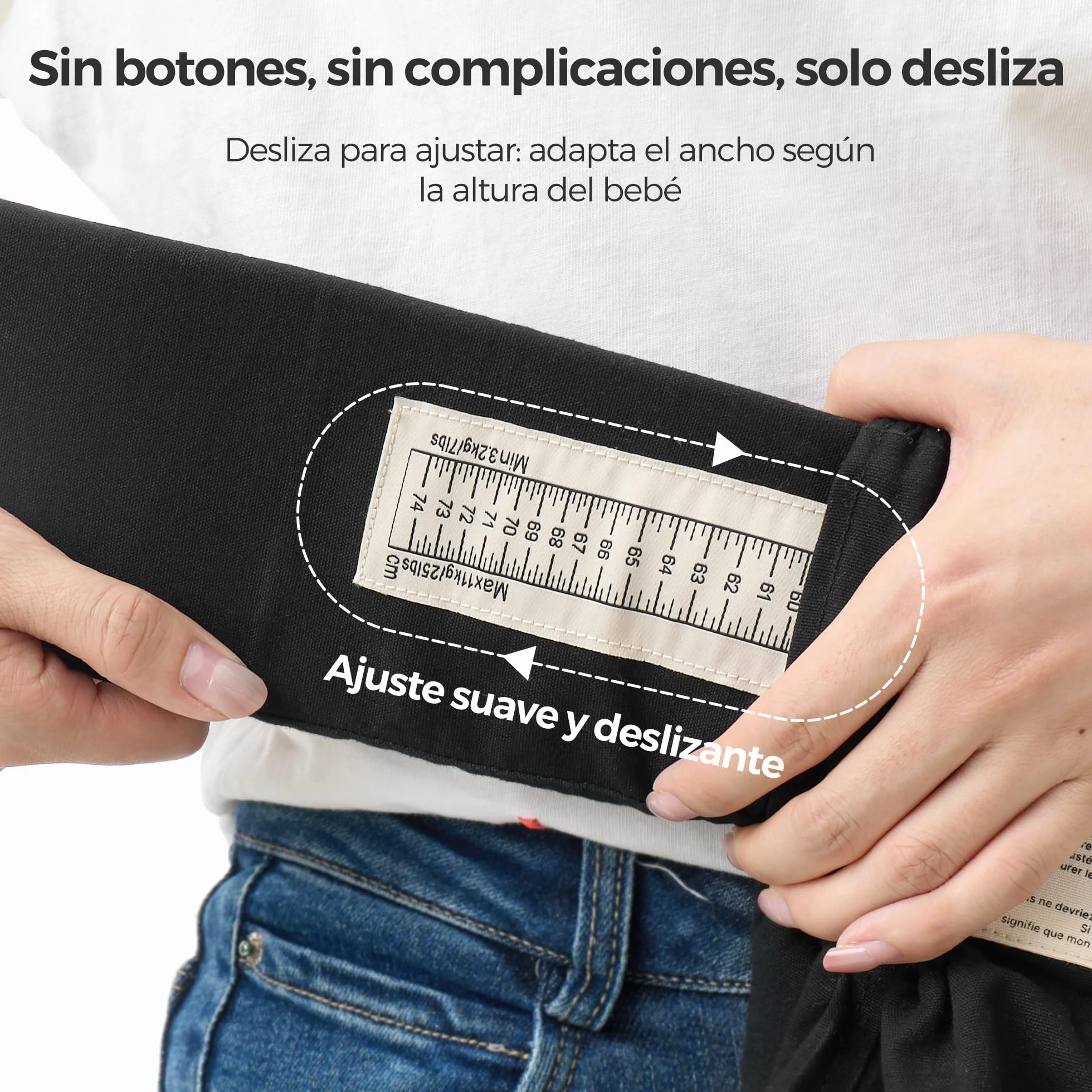 Momcozy Mochila Portabebé CB002 Ergonómica 3-11 kg Ligera con Soporte para Cuello