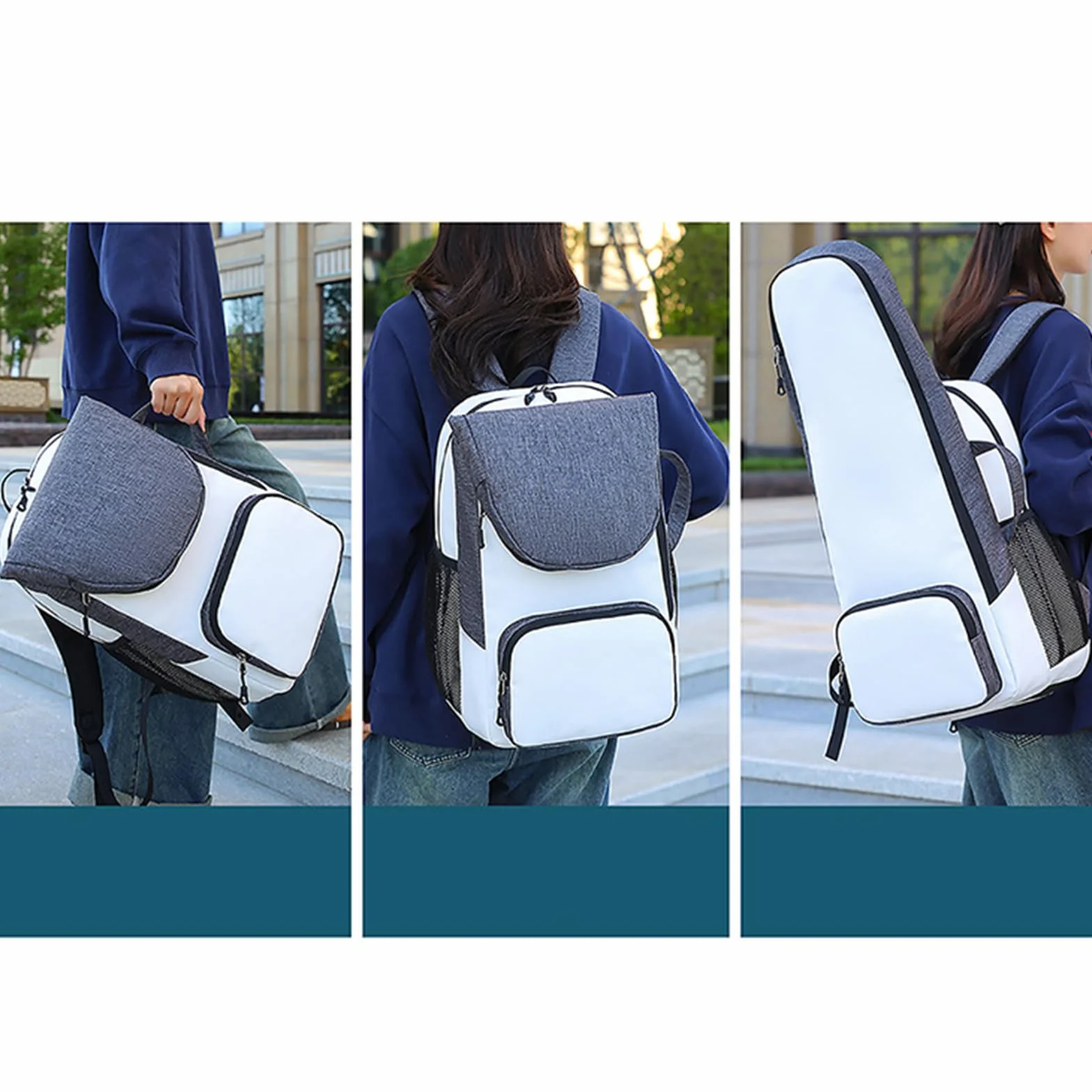 Mochila de Tenis Organizadora con Almacenamiento para Equipo de Bádminton