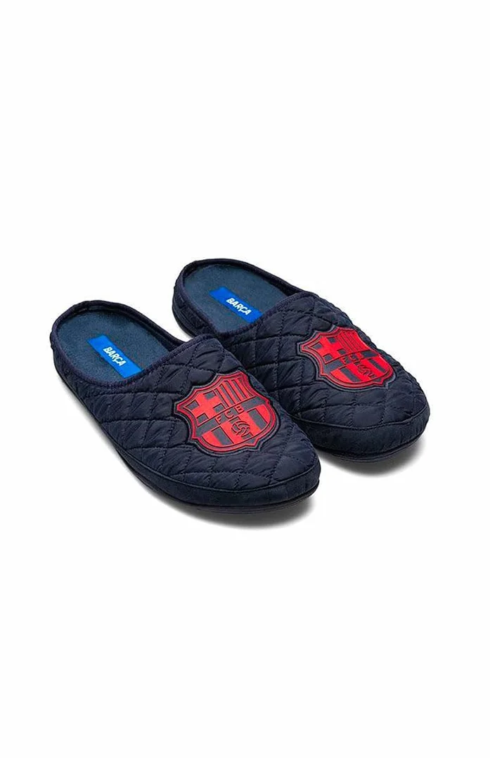 MARPEN Slippers, Zapatillas Equipo de Fútbol FC Barcelona Acolchadas