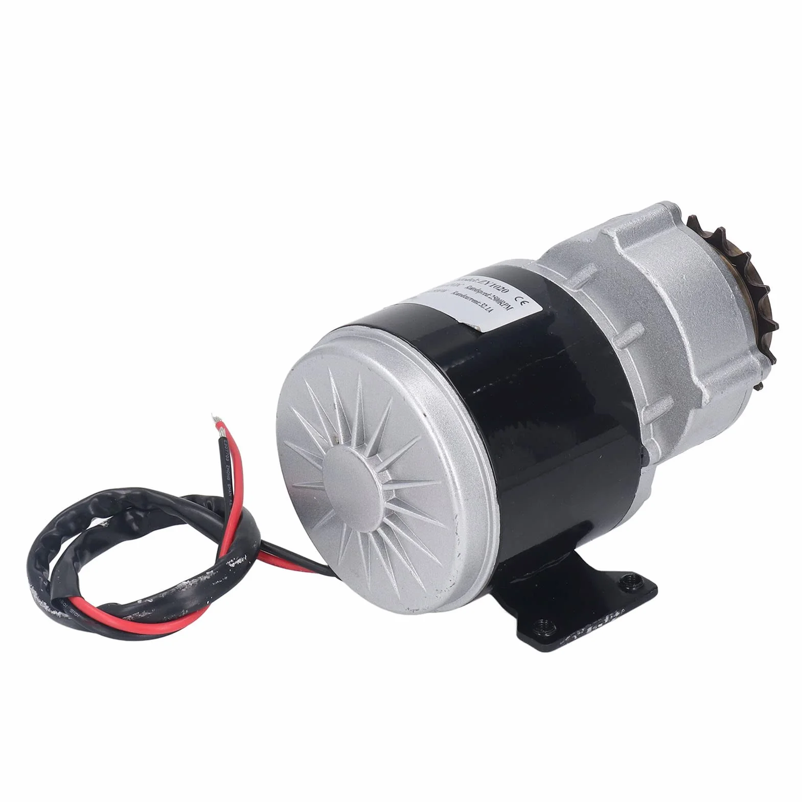 DC 12V 500W Motor Eléctrico Cepillado 16 Dientes Gear Chainwheel Alta Torsión 2500RPM Para Bicicleta Eléctrica Scooter