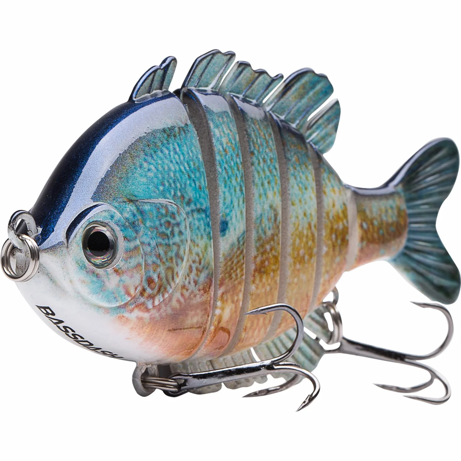 BASSDASH SwimPanfish Bluegill - Señuelo de natación para bajo Duro, 8,9 cm, 24,1 g, 4 Colores (BPRL)