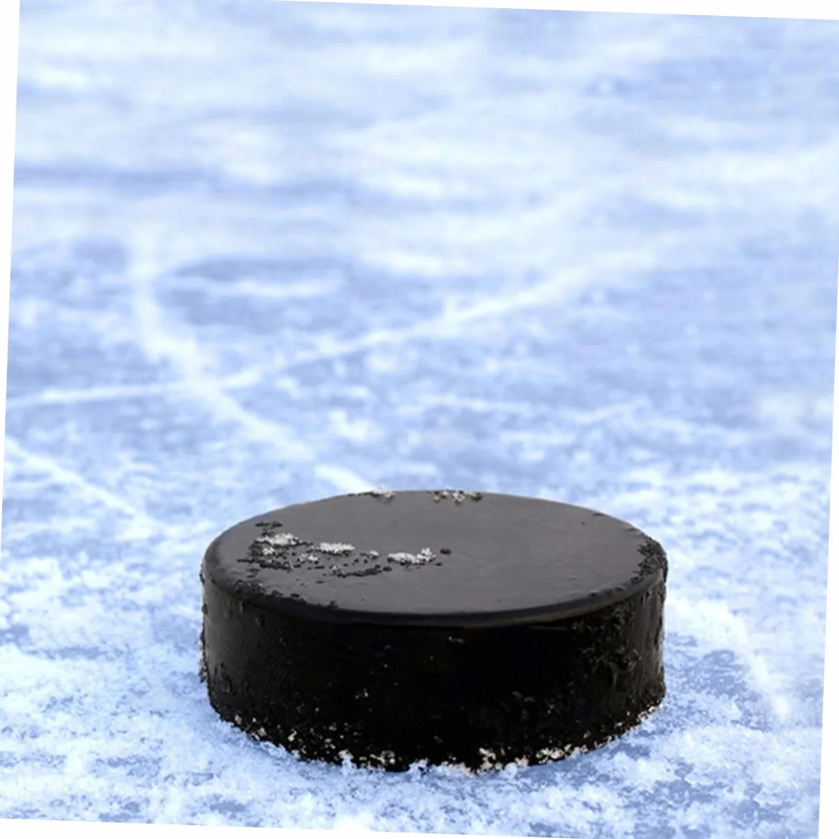 Milisten Disco de Hockey de Espuma para Hockey sobre Patines, Aire Libre, Juego Inflable, Mesa, Rodilla, Mini-Hockey Black