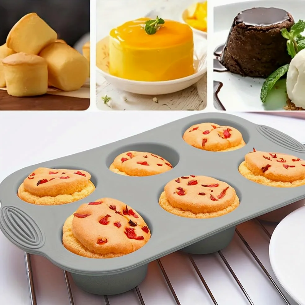 Juego de moldes para Hornear de Silicona de 33 Piezas NYSDM Incluye Bandeja Cuadrada, Molde para Pan, Molde para Pasteles Redondos Savarin, Bandeja para Muffins, Herramientas de Color nórdico