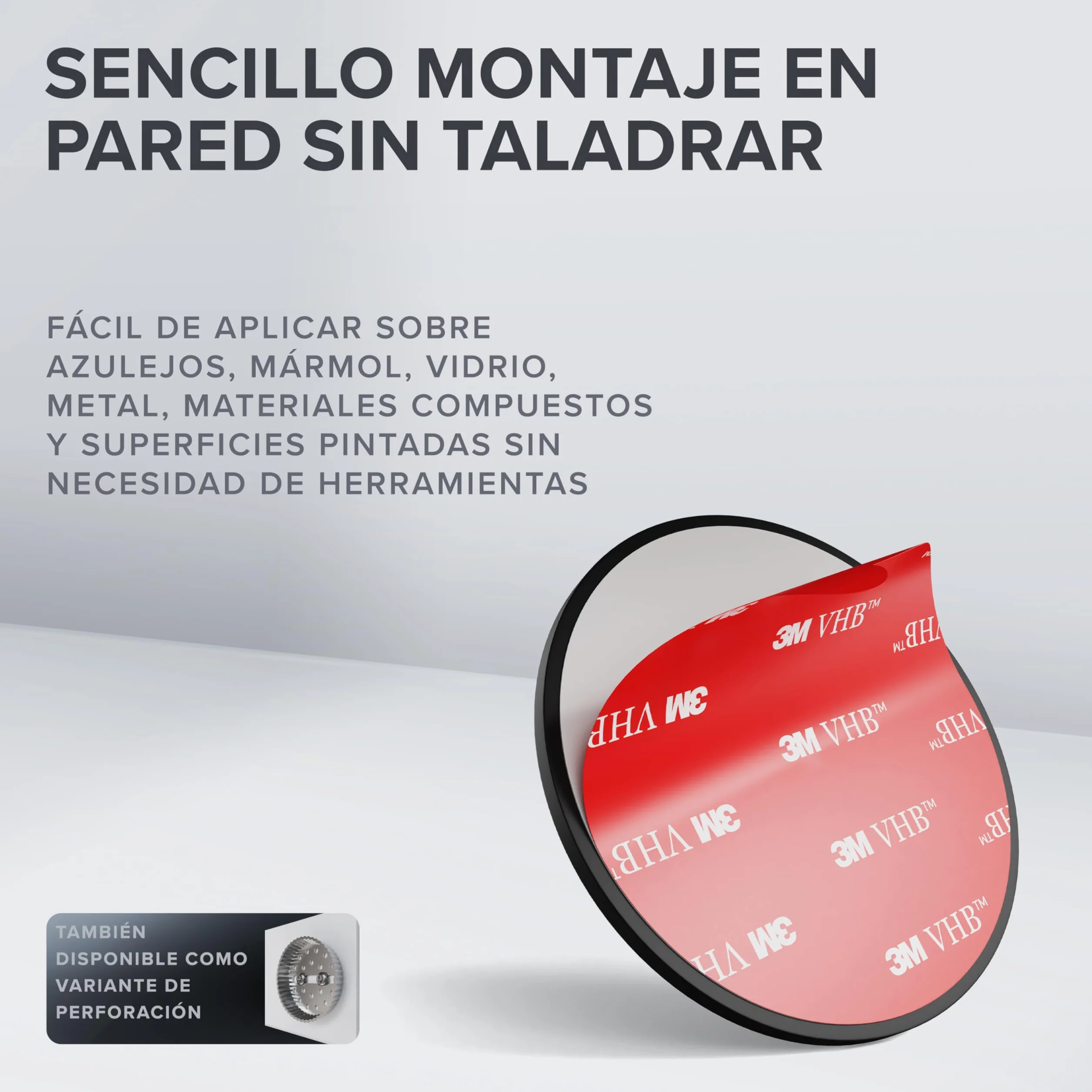 Vaso Cepillo de Dientes ovimar Engeloya | Negro | sin taladrar | de Cristal y Acero Inoxidable para el baño | con Vaso extraíble y Soporte para Cepillo de Dientes | para Pegar en la Pared