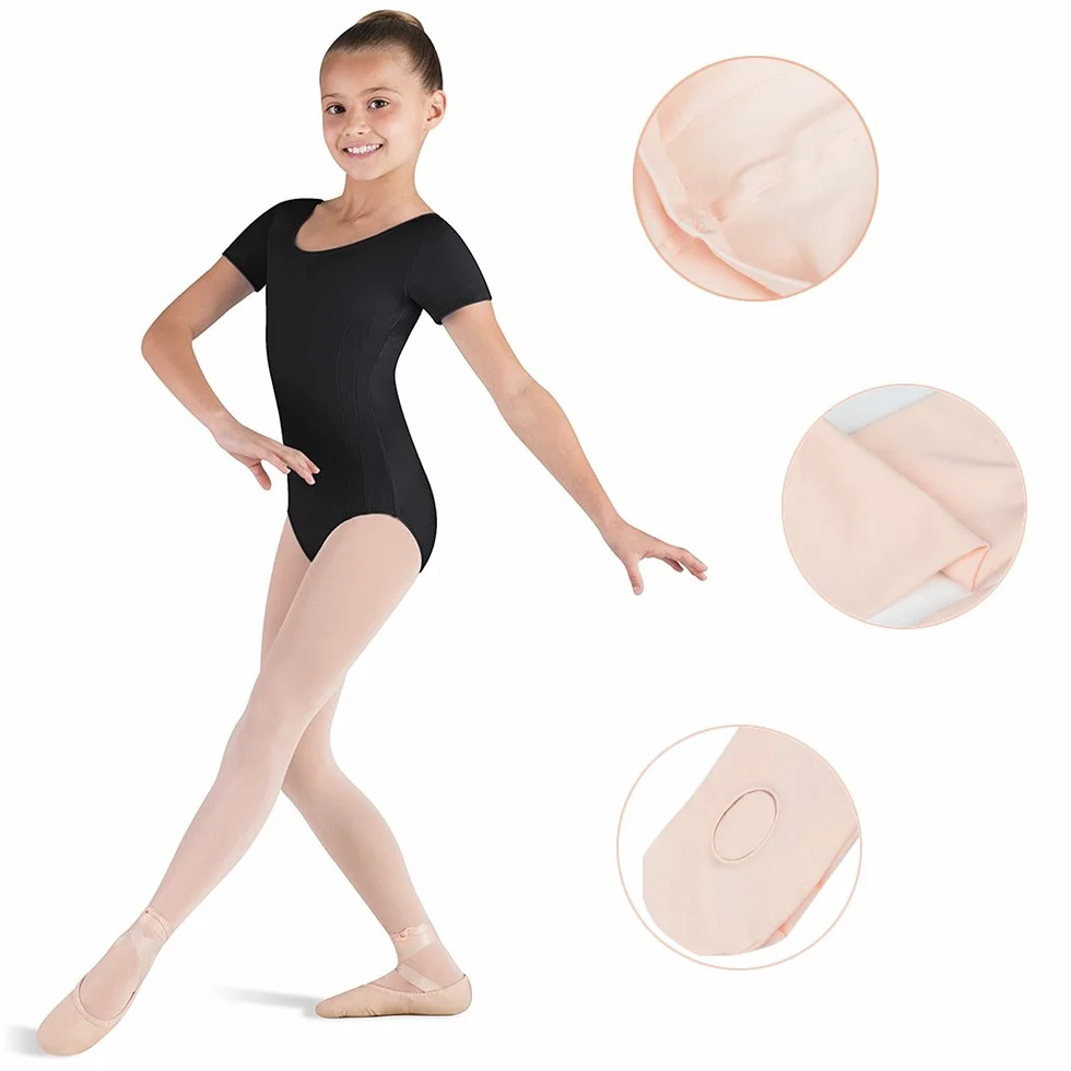 Bezioner Medias de Ballet y Danza Convertible 3 Pares Rosa Niños Adultos