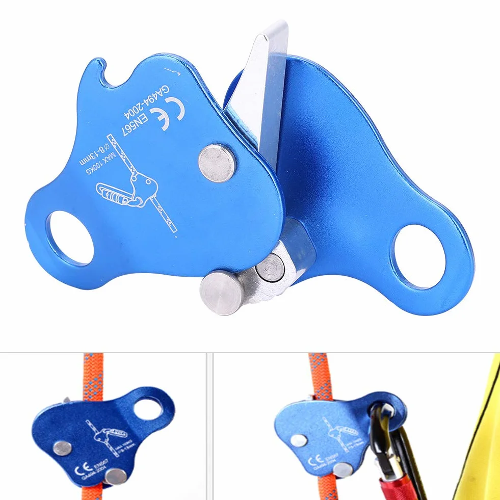 Escalada Al Aire Montañismo Engranaje Cuerda de Aluminio Bloqueo Grigri Kits de Protección
