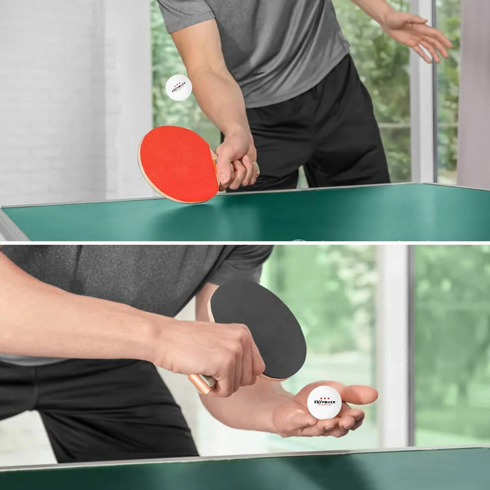 K40+ pelotas de ping pong ABS 3 estrellas 100 unidades