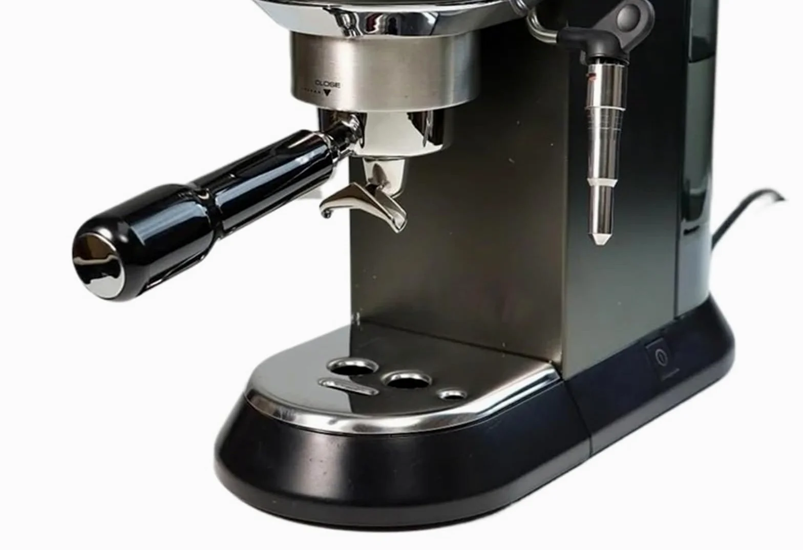 Portafiltro De Café De 51Mm Con 3 Orejas Y Doble Boquilla, Compatible Con Mango DeLonghi, Dedica EC680/EC685/EC785/EC820/EC850/EC860