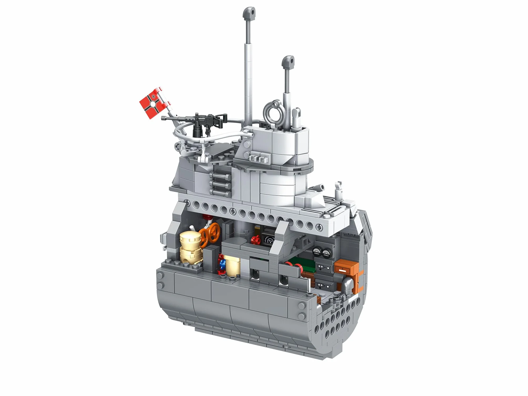 Submarino "Das Boot" - Sistema de ladrillos