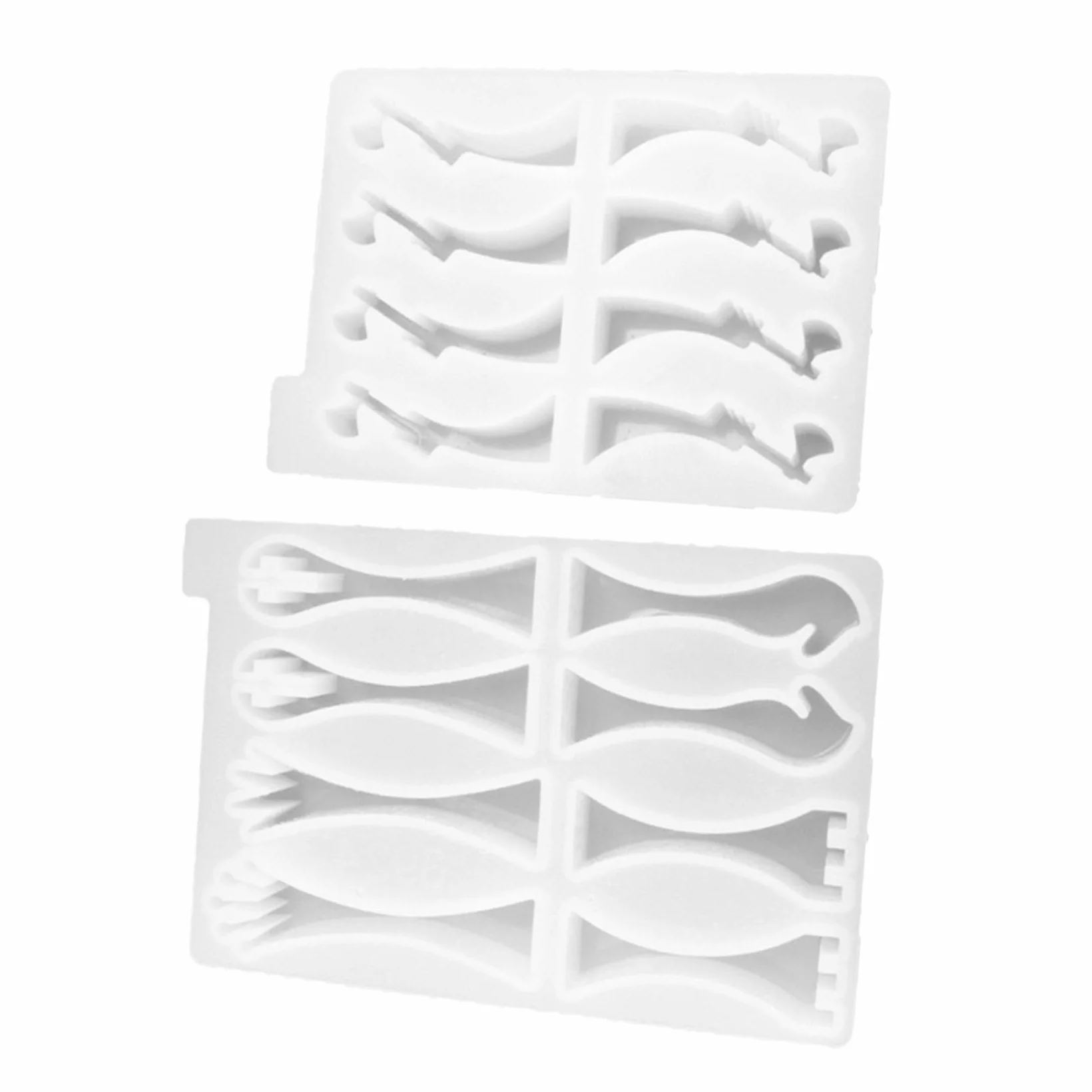 FRCOLOR Molde de Silicona Fácil Desmoldeo para Piezas de Ajedrez 3d 2 Piezas Reutilizable y Flexible para Resina Epoxi Adecuado para Manualidades DIY Infantiles
