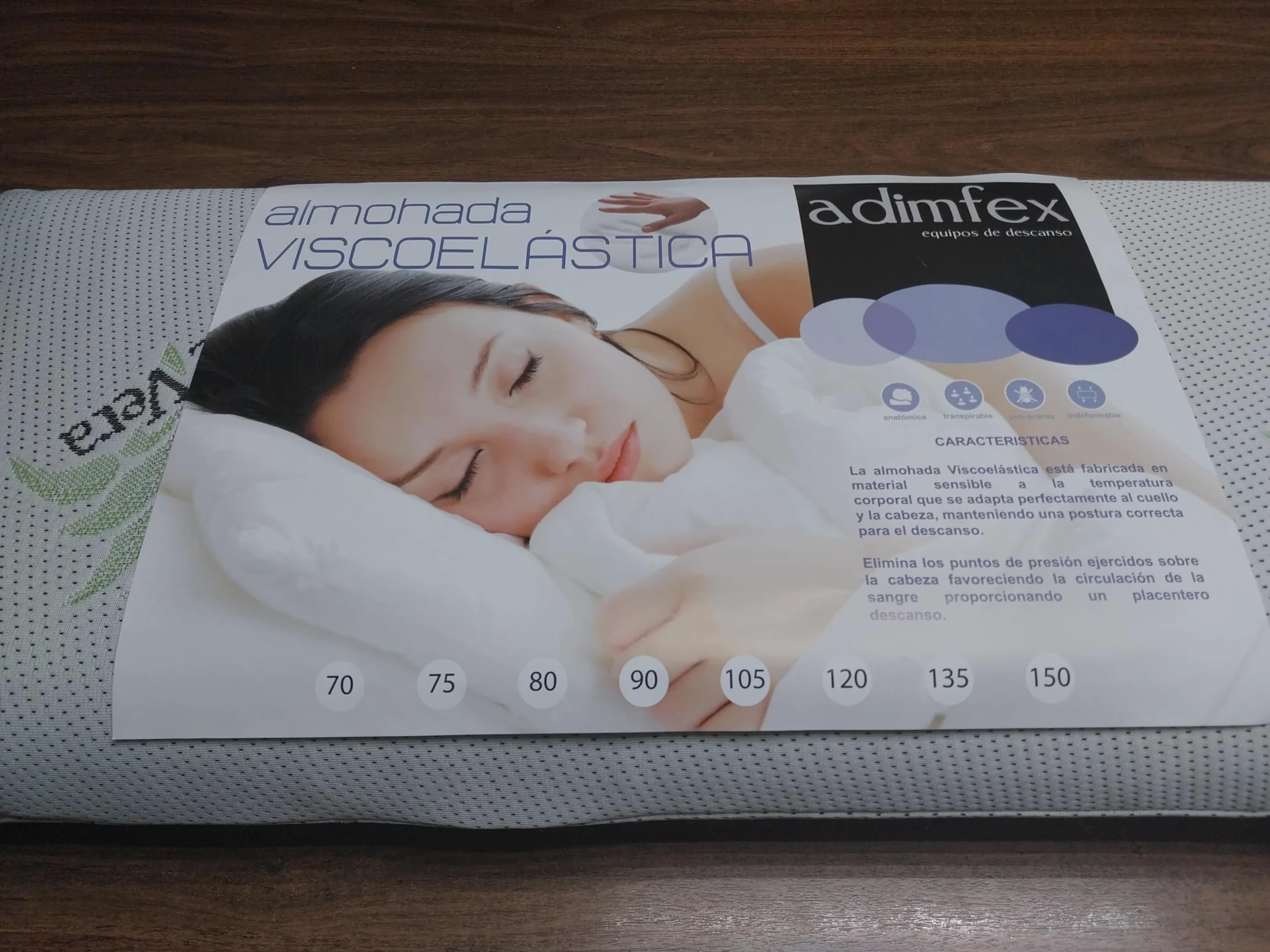 Almohada Visco Magneto (75cm)