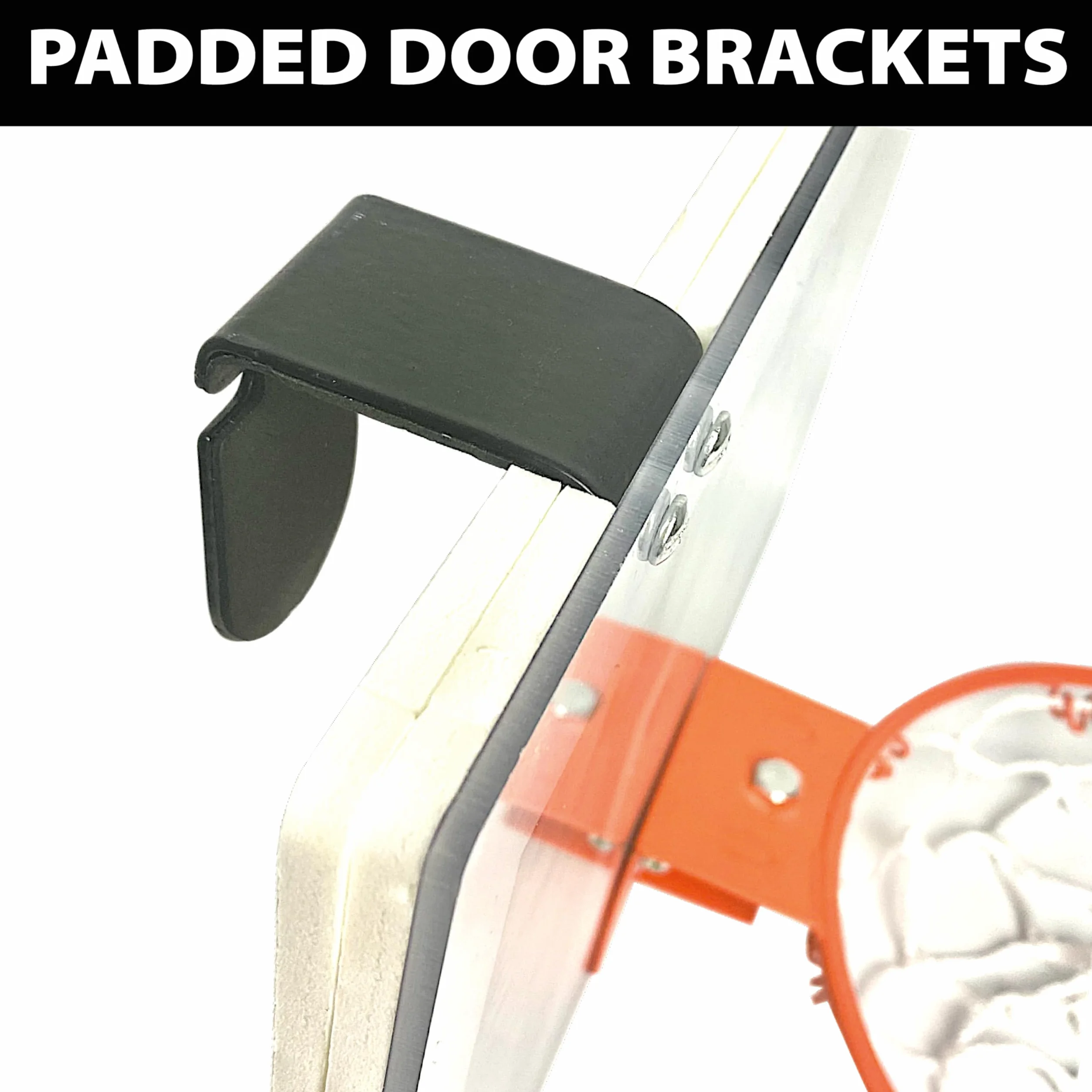 Mini Aro de Básquetbol para Puerta - Tablero Endurecido, Red y Pelotas para Mates - Canasta de Baloncesto de Interior