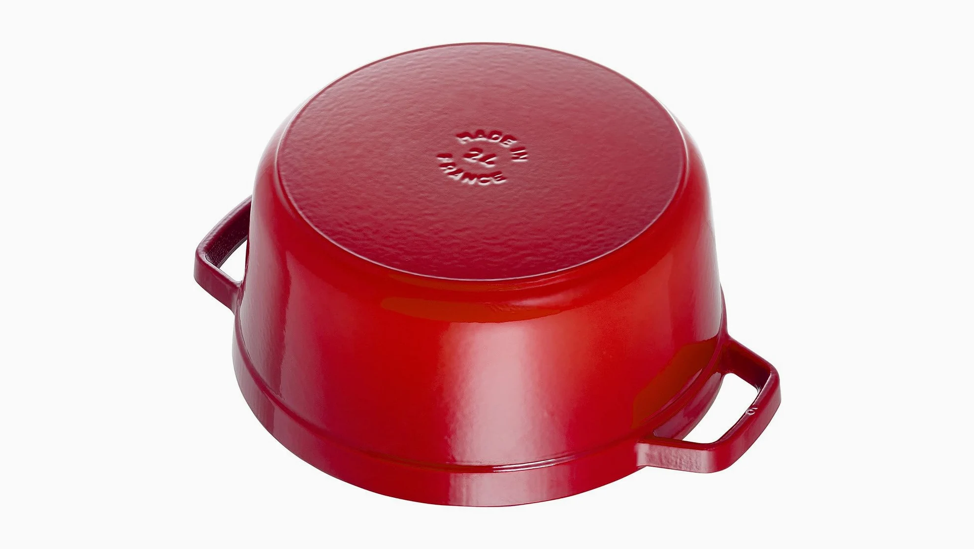 STAUB Cacerola/Cocotte de Hierro Fundido, 18 cm de Diámetro, 1,7 L, Rojo Cereza