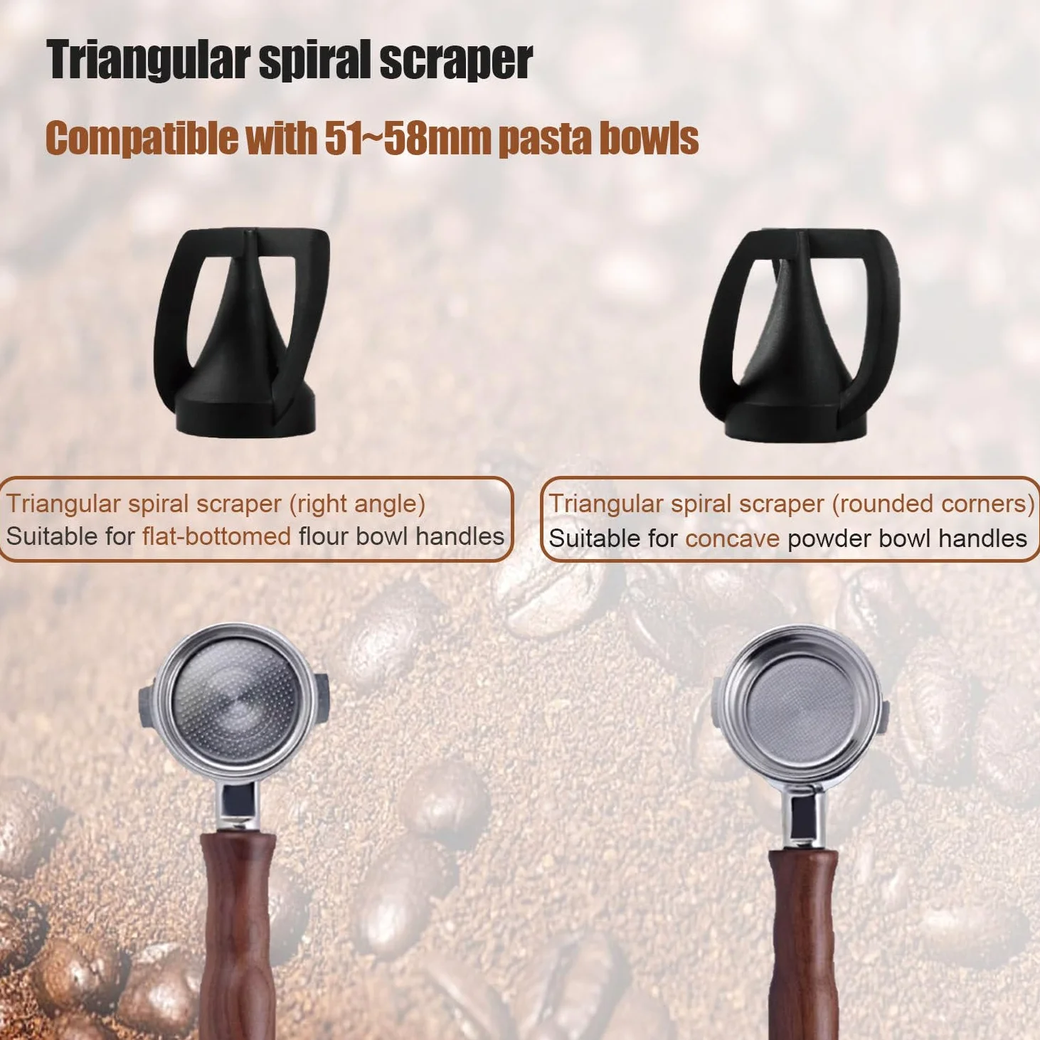 Limpiador automático portafiltros Espresso 340 RPM Acero Inoxidable Uso Comercial y doméstico Black