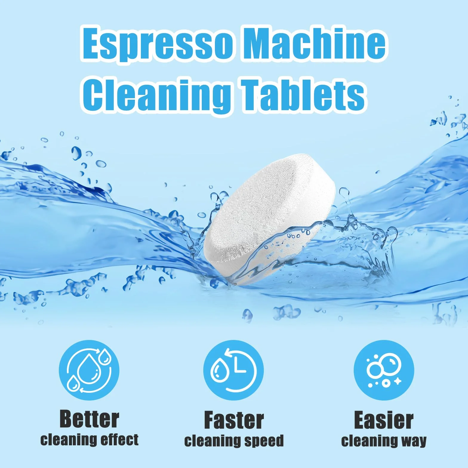 SCENTORINI Pastillas de Limpieza Para Cafeteras Automáticas 24 Unidades– Apto Para Todas Máquinas de Café con Depósito De Agua, Compatible Con Siemens, Jura, Delonghi, Bosch, Melitta, WMF, Miele
