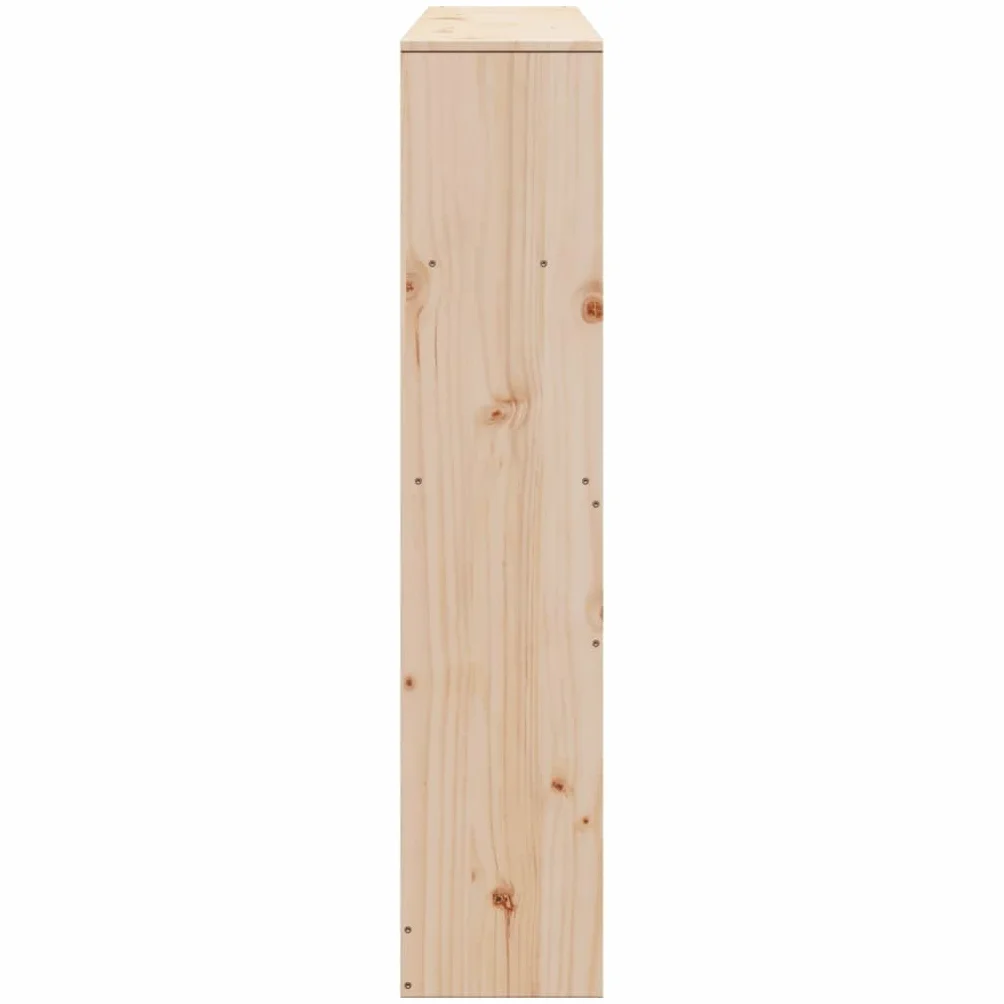vidaXL Cabecero de Cama con almacenaje Madera Maciza de Pino 120 cm, cabecero de Cama, cabecero de Madera Maciza, cabecero con Compartimentos