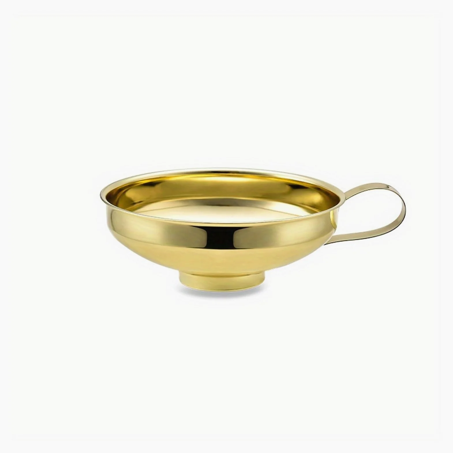 Funnels (hogar y Cocina) 1pc de Acero Inoxidable de Acero Inoxidable Salsa de Ensalada de Embudo Ancho Grueso de moutas