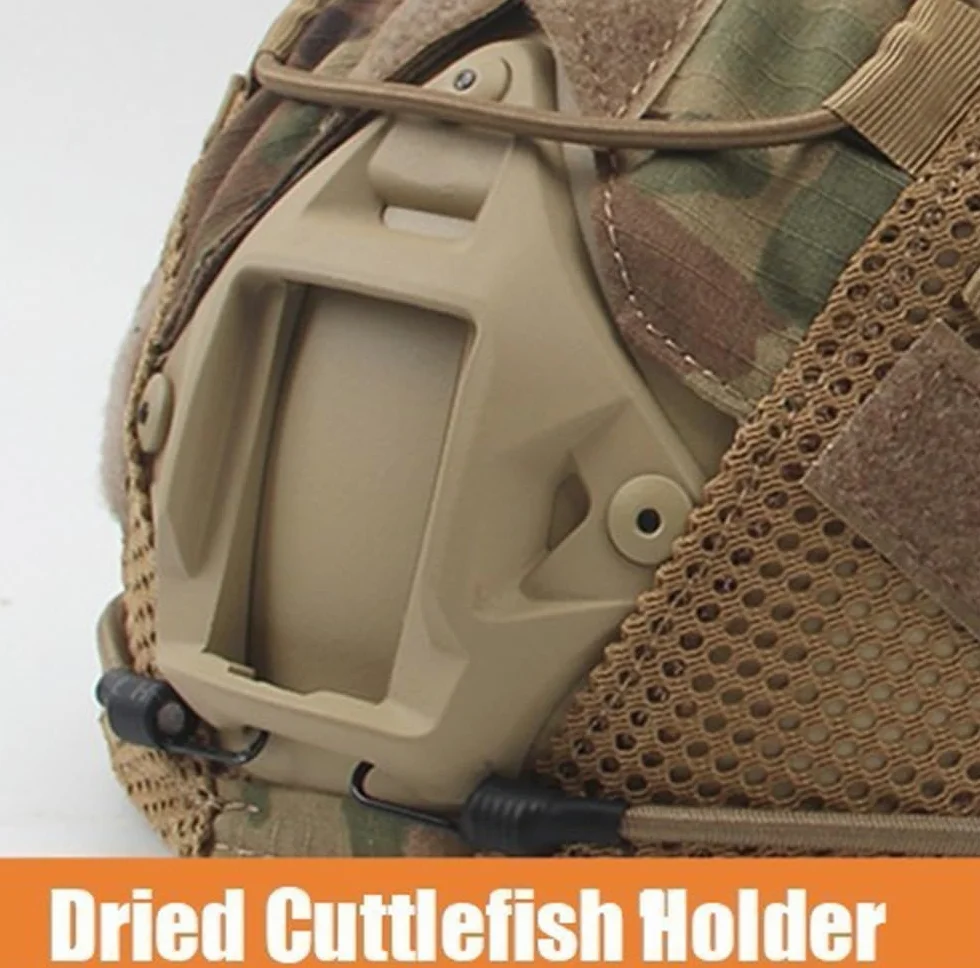 Casco Táctico Tipo PJ Ligero, Casco De Paintball Universal Equipo Estilo Militar con Auriculares Tácticos Y Cubierta De Casco para Paintball Deportes Al Aire Libre Caza Tiro