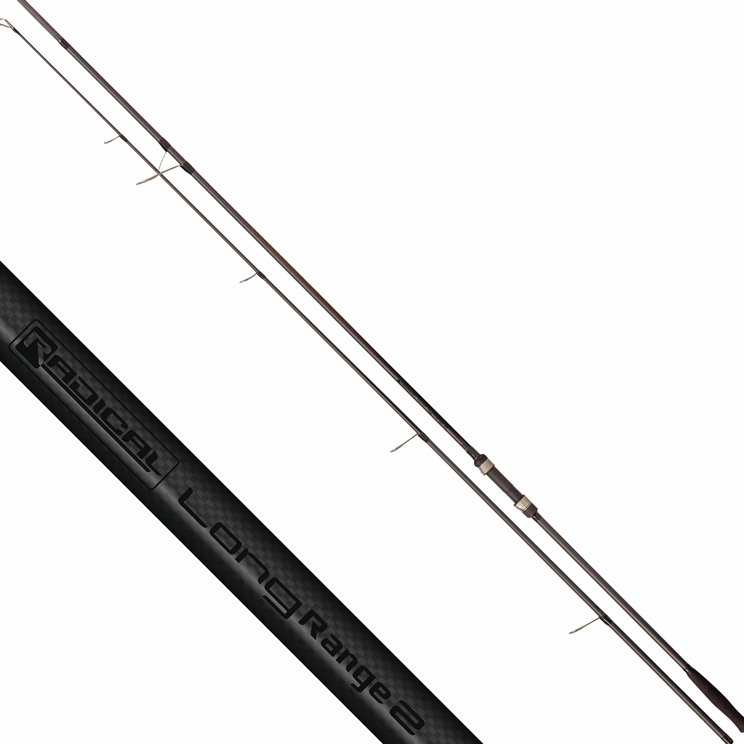 Radical Caña de Pescar para Carpas 3,9 m Negro