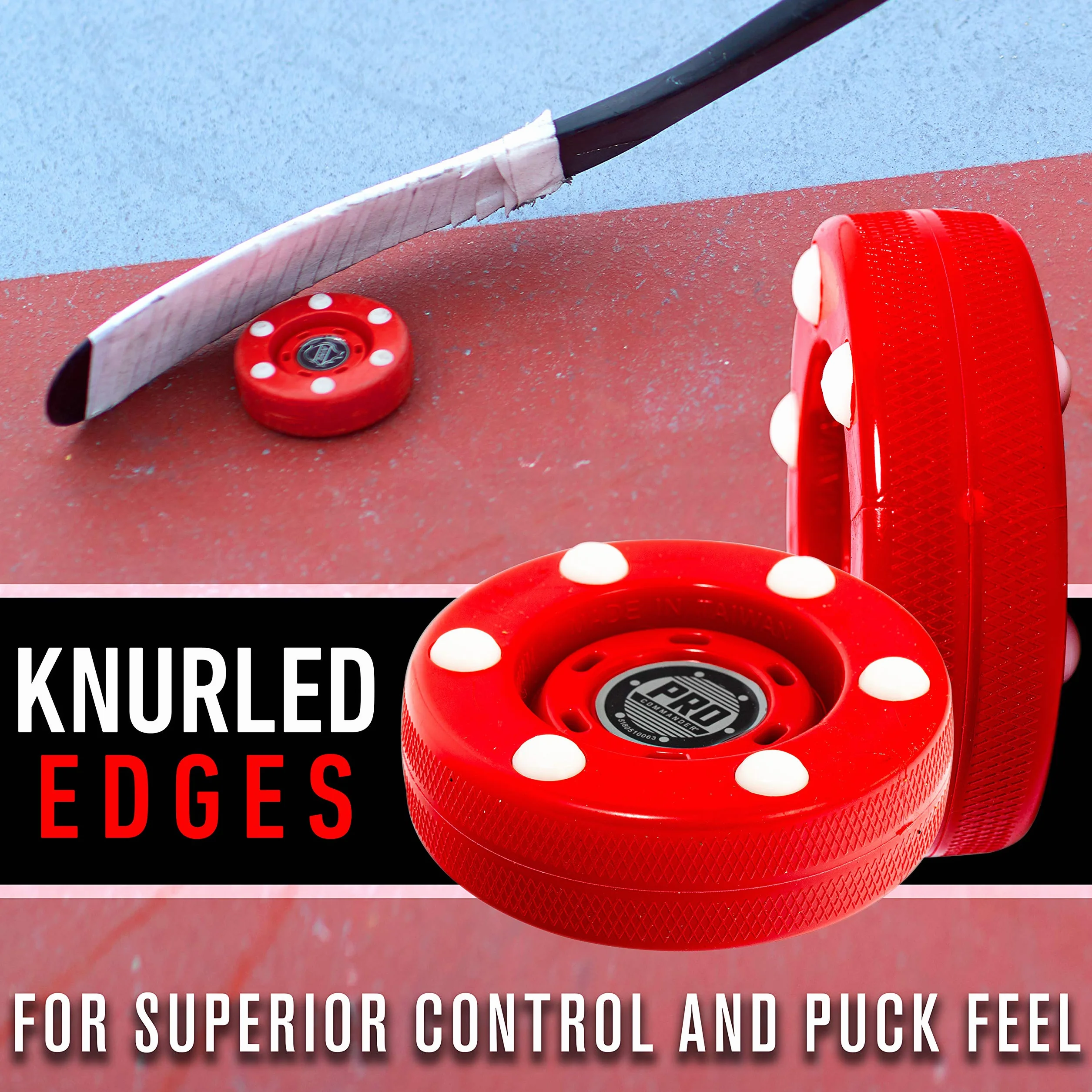 Franklin Sports NHL Pro Commander Outdoor Roller Hockey Puck