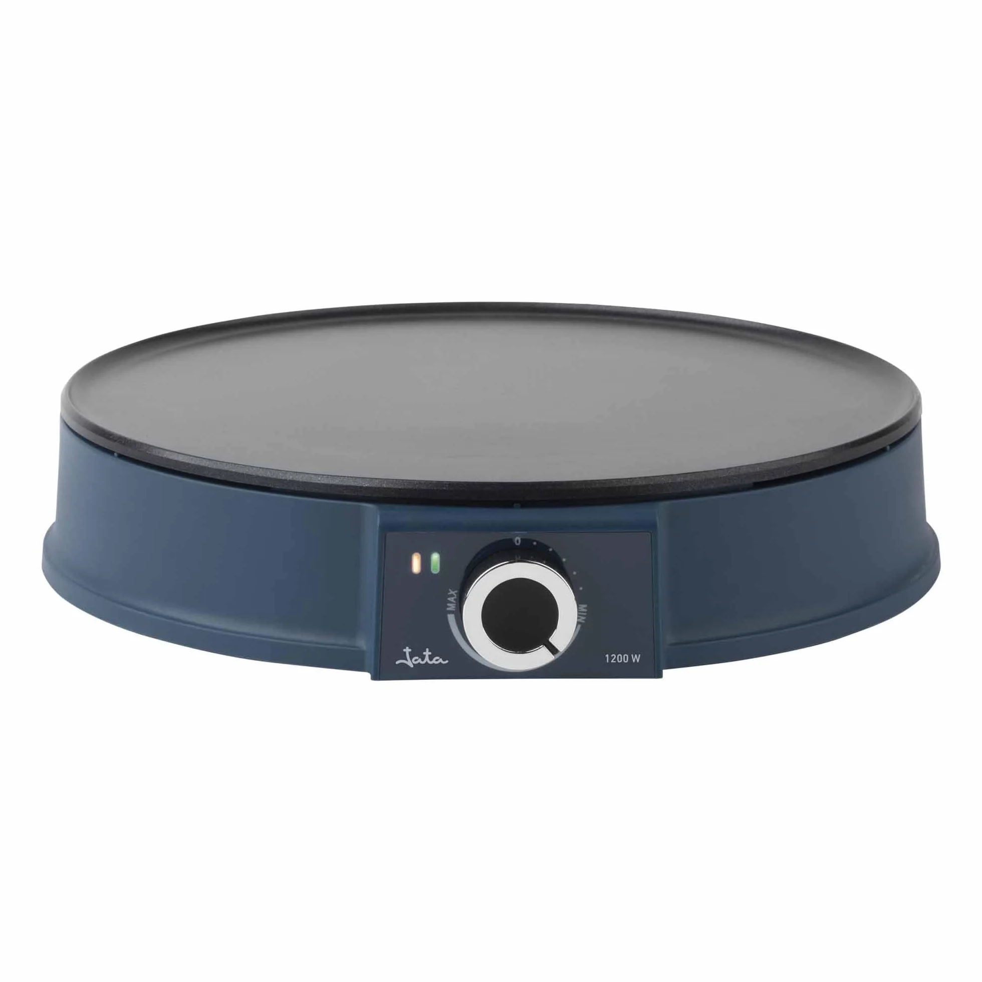JATA JECR1000 - Crepera Eléctrica 30 cm, Máquina para Crepes 1200W, Placa Antiadherente Sin PFOA, Termostato Regulable, Incluye Espátula y Esparcidor, Crepes, Tortitas, Pancakes y Fajitas
