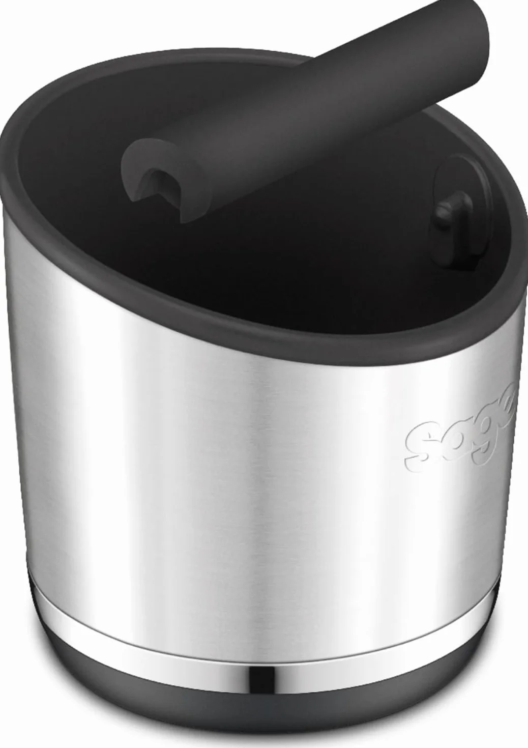 Sage Knock Box 10 - Para Desechar Sin Desorden los Posos de Café - Almacena hasta 10 Posos de Espresso, Acero Inoxidable