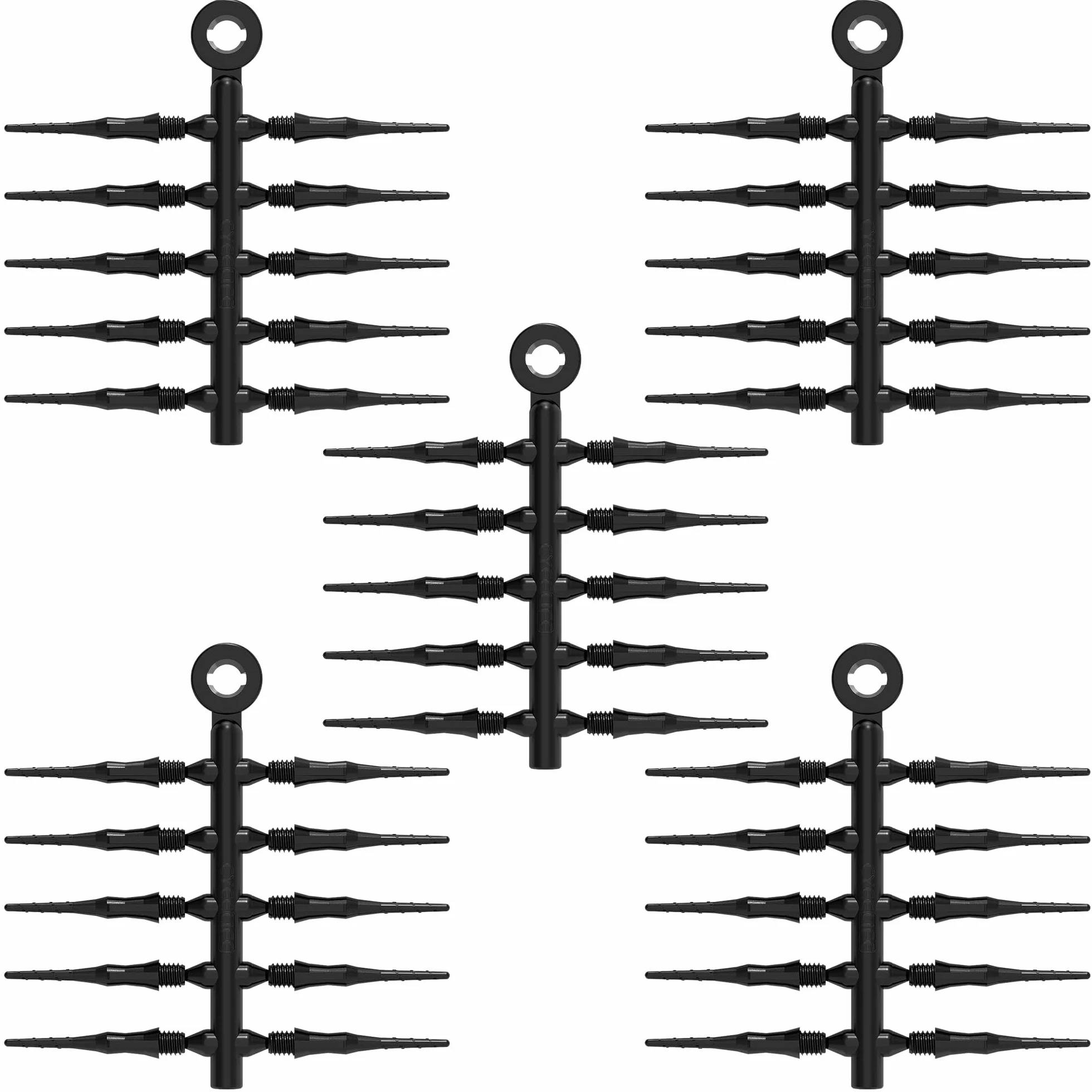 CyeeLife Fit Point Plus puntas de dardo plástico 50 piezas rosca 2BA repuesto dardos suaves