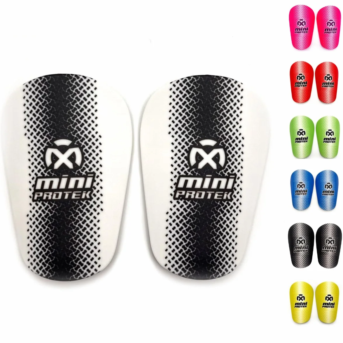 Oxum Sport Espinilleras de Fútbol Mini para Niños y Adultos Tallas S y M 8,3x5,5 cm 10x6 cm