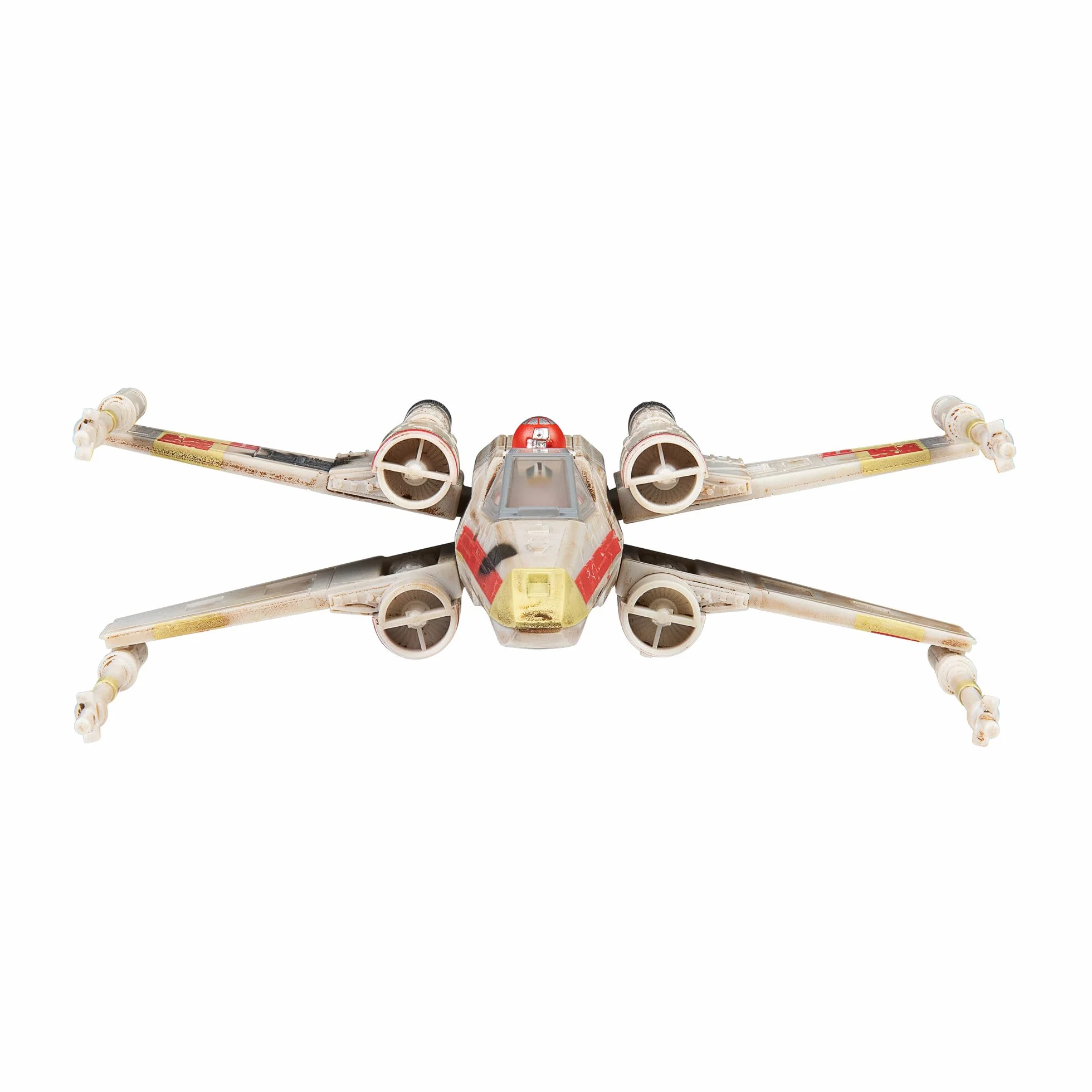 Star Wars Micro Galaxy Squadron SWJ0092 X-Wing, Wedge Antilles & R2-A3, 12,5 cm vehículo con Figuras