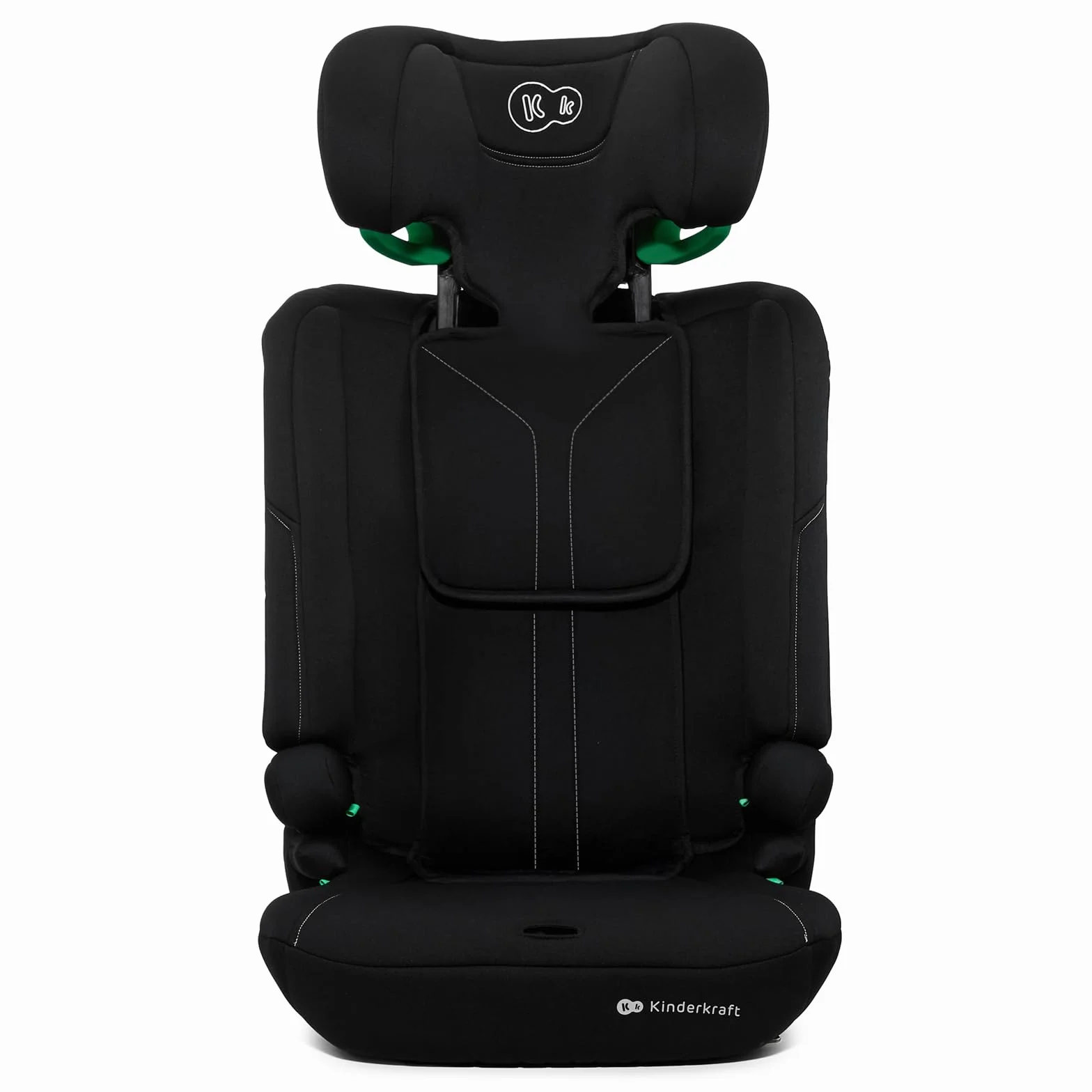 Kinderkraft I-COMFY Silla de coche ajustable 76-150 cm Respaldo ajustable Cinturón de seguridad 5 puntos Negro