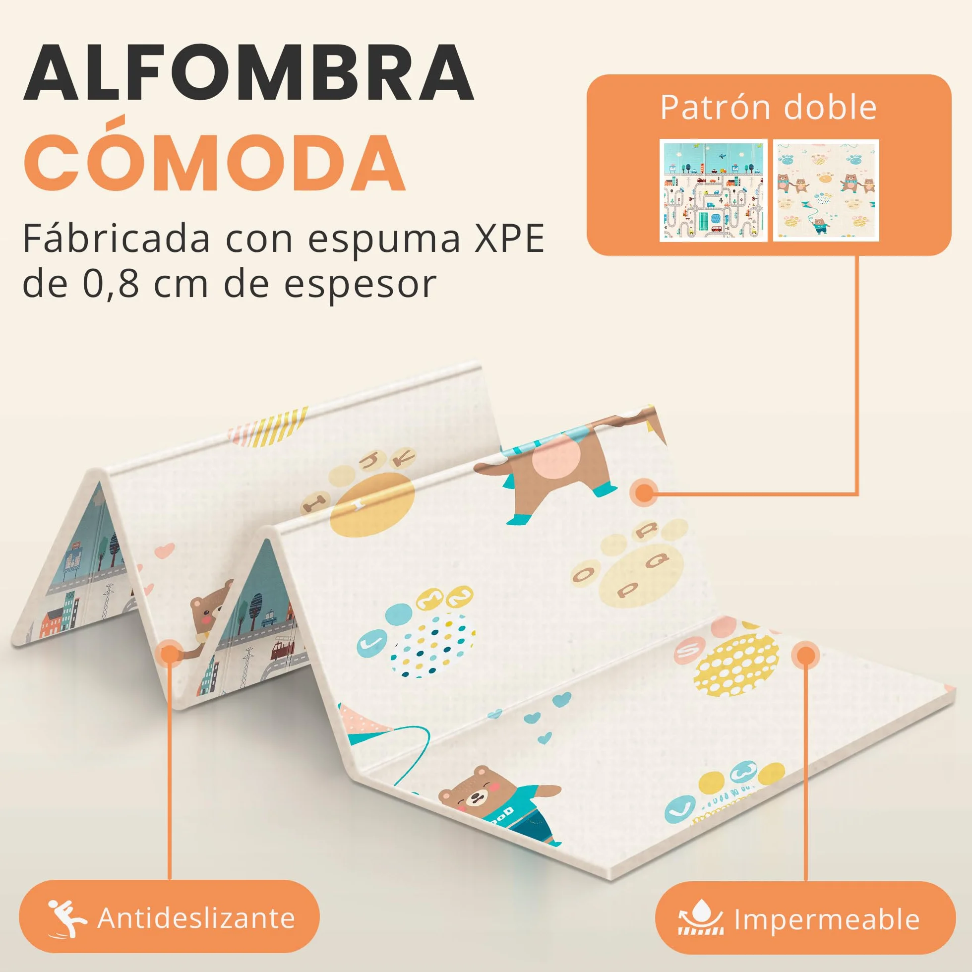 JUPPLIES Parque Infantil Bebe 150x180cm + Alfombra Bebe – Corralito Bebe con Malla Transpirable – Parque de Juegos Bebe Plegable con Puerta Lateral – Playpen Bebe - Gris