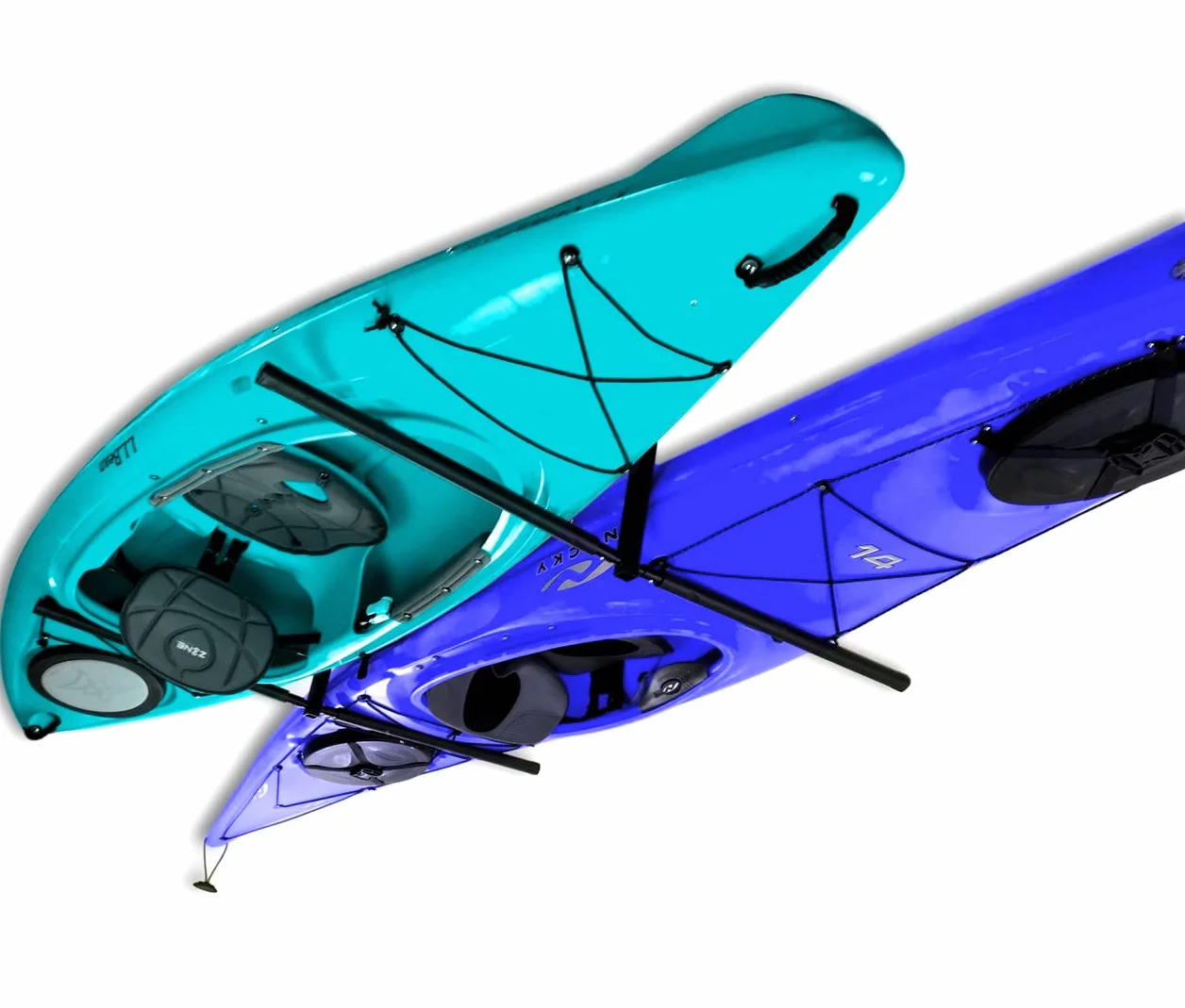 StoreYourBoard Soporte de Techo para 2 Kayak, Ajustable