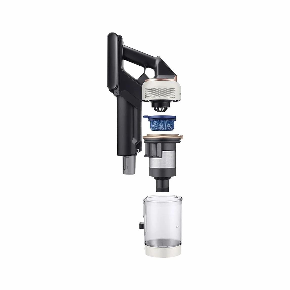 SAMSUNG Bespoke Jet Plus Pet VS20B95823W - Aspirapolvere + Clean Station 2.0 - 580 W - 210 AW