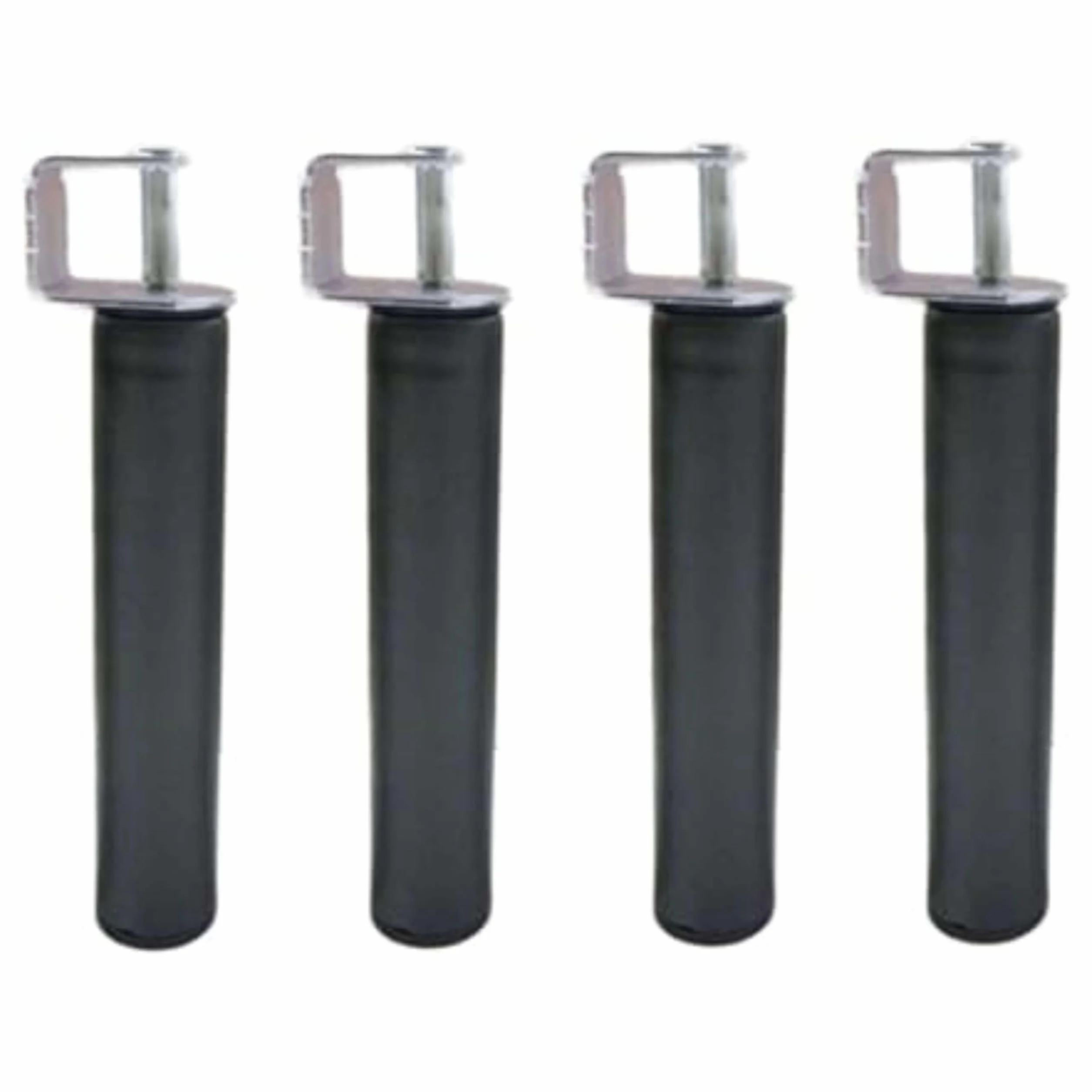 Miroytengo Pack 4 Abrazaderas metálicas para somier de Tubo 40x30 mm, Sistema antiruido de Gran Estabilidad y Resistencia.