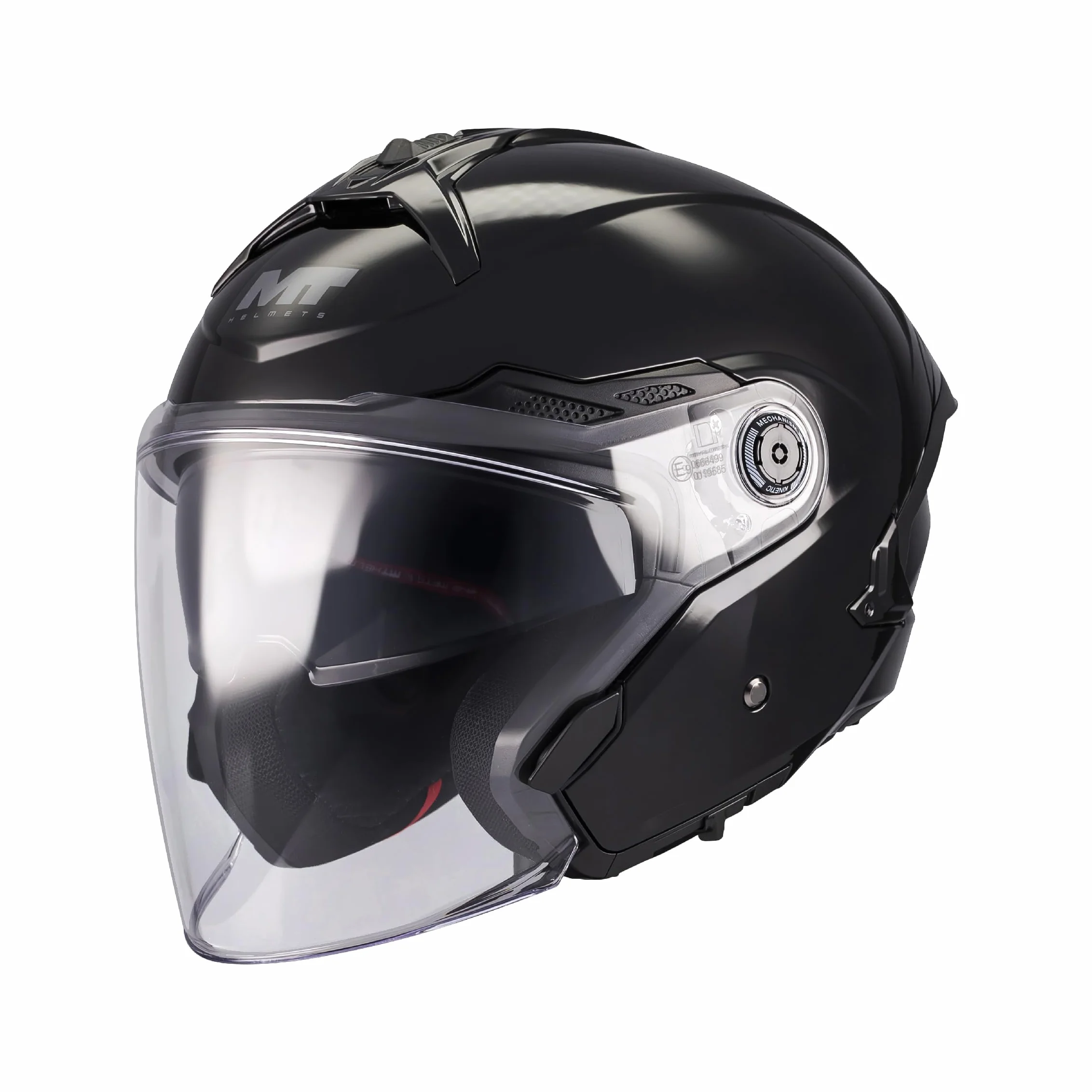 MT Helmets Cosmo SV Casco Moto Jet Visor Solar Retráctil Pantalla Extracción Rápida Interior Lavable Intercomunicador UCS Homologado ECE 22.06 DOT