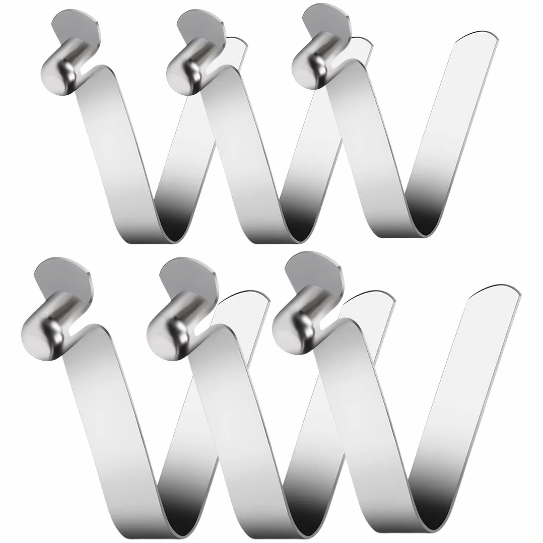 Kayak Paddle Snap Clip de Resorte 6 Pcs para Tienda de Campaña Toldo Tubo Telescópico