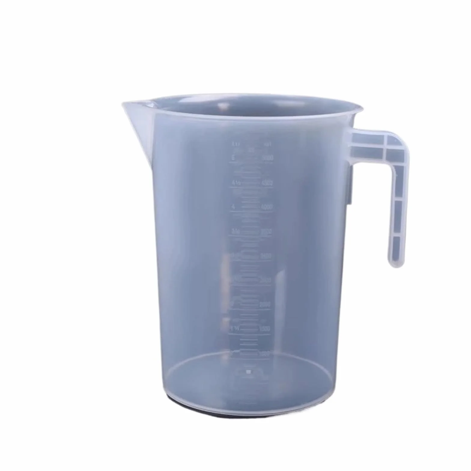 Vaso medidor graduado de plástico de gran capacidad con tapa, vaso de laboratorio transparente for mediciones precisas de líquidos(500ML)