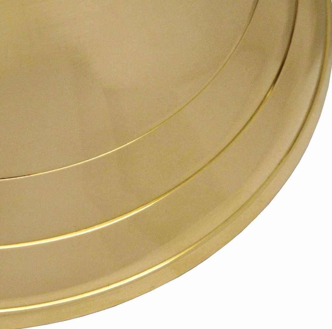 Medieval Replicas 7" Completo Latón Barco Campana con el Soporte - Timbre de Puerta