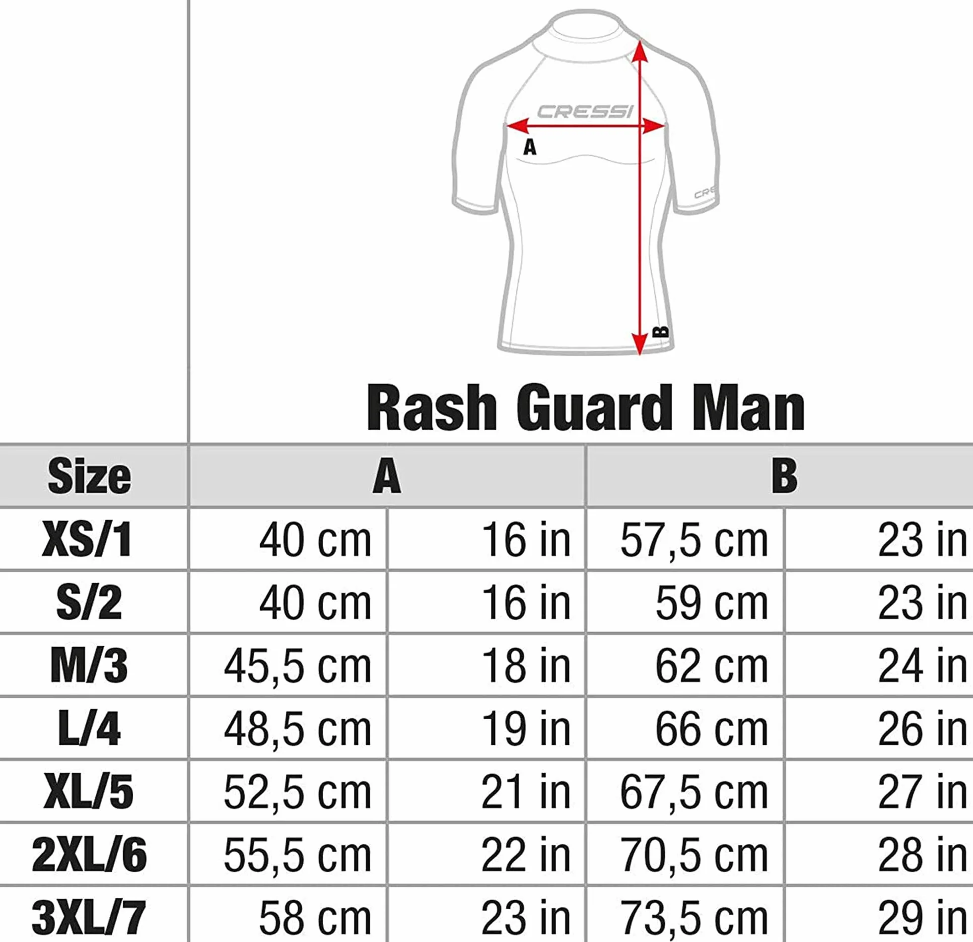 Cressi Rash Guard Camiseta Manga Larga Hombre Tejido Elástico Protección