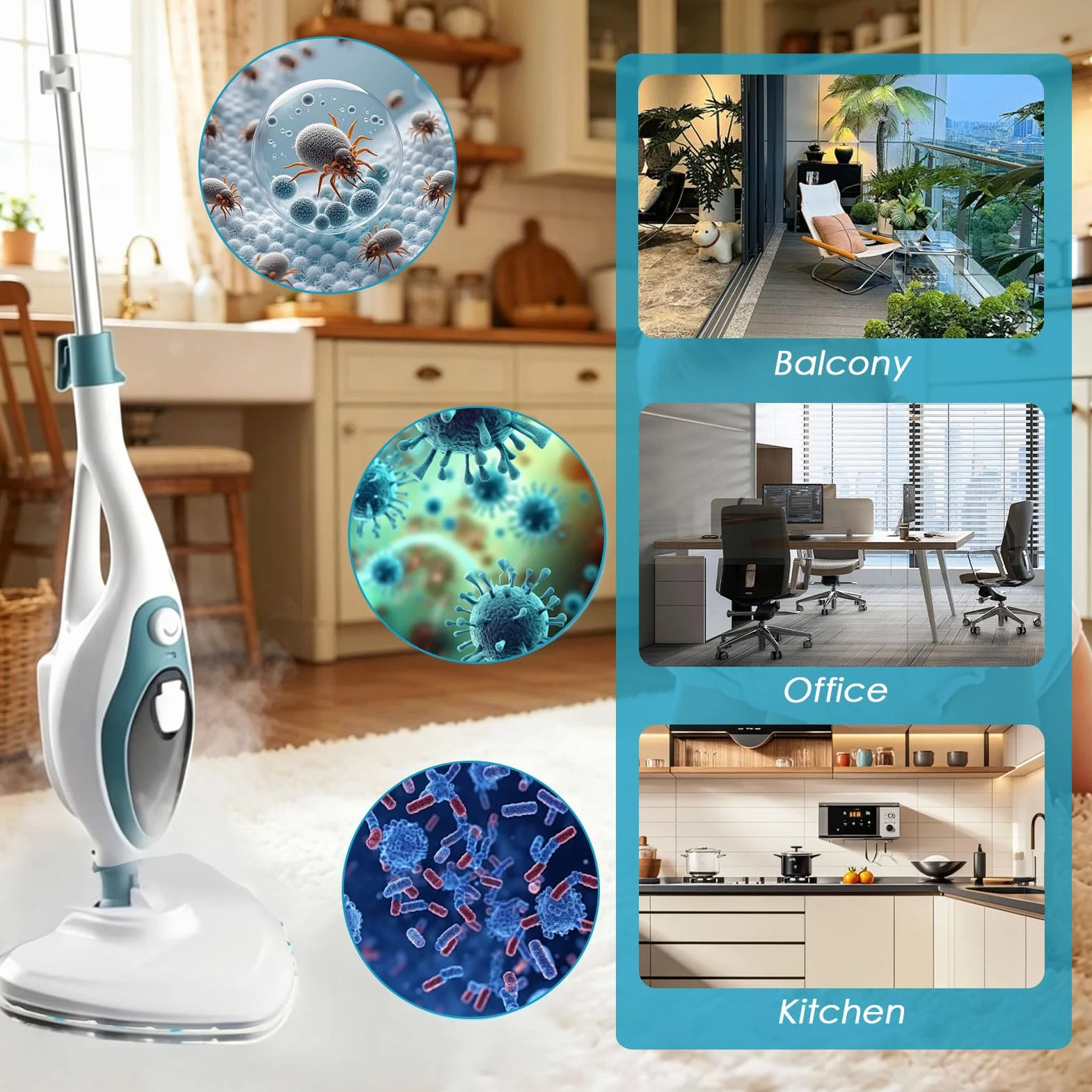 4 Piezas Fundas de Microfibra para Escoba de Vapor Triangular Accesorios para Aries Limpieza Vapor Universales Lavables para Limpiadores a Vapor Paños de Repuesto Mop a Vapor