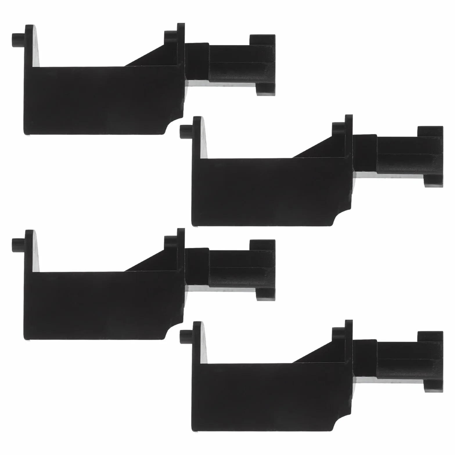 Gadpiparty Pestillo de Gancho Puerta Microondas 4 Piezas Plástico Resistente Cierre Seguro Cocina Reemplazo Compatible Hogar