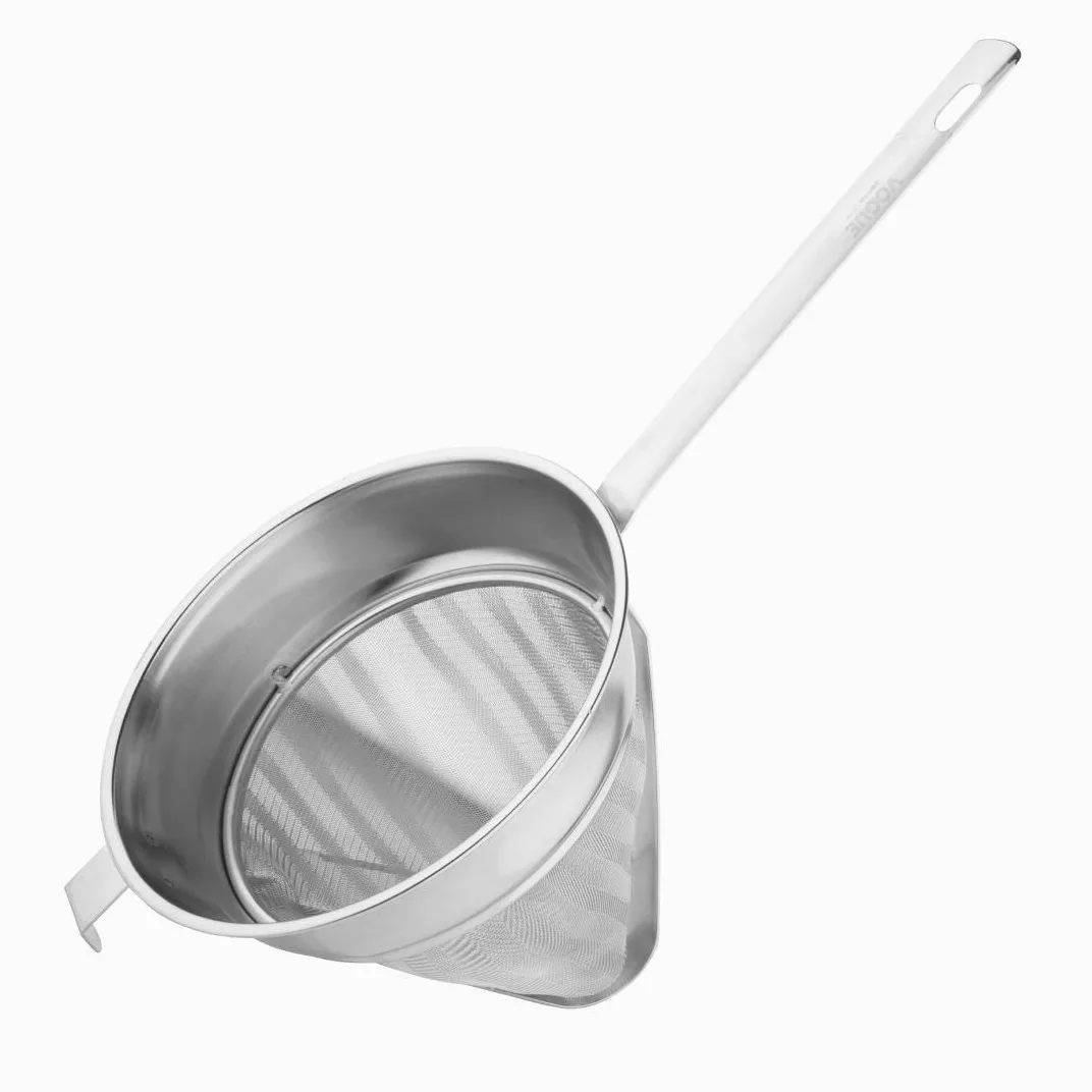 Vogue E818 Chinois, anillo y malla de acero inoxidable, 20 cm